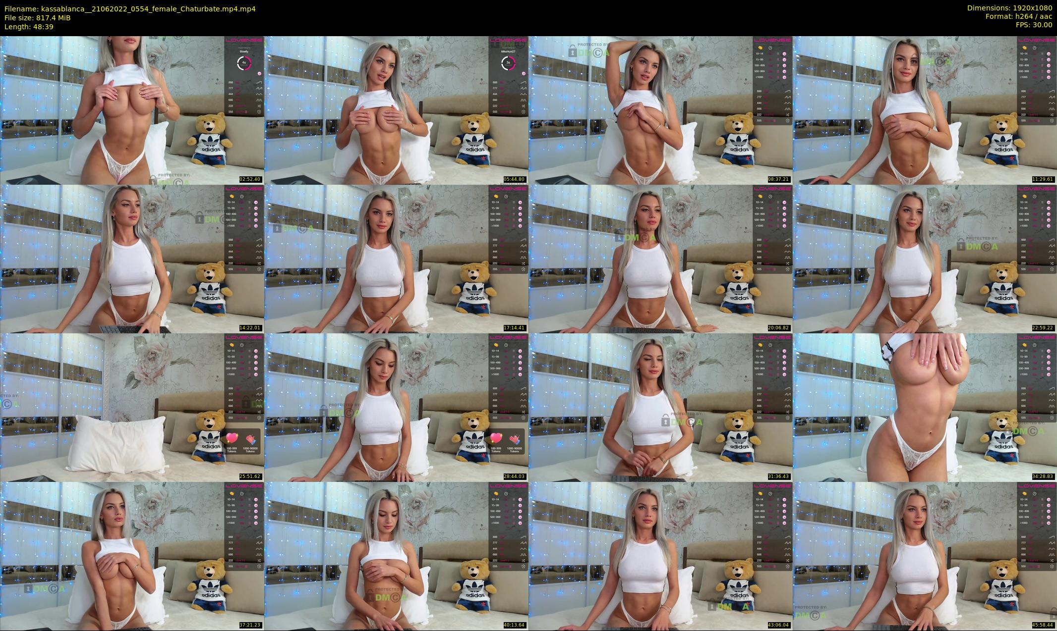 kassablanca_ — 49 minute Chaturbate female cam show recording, 1080p, Jun 21, 2022