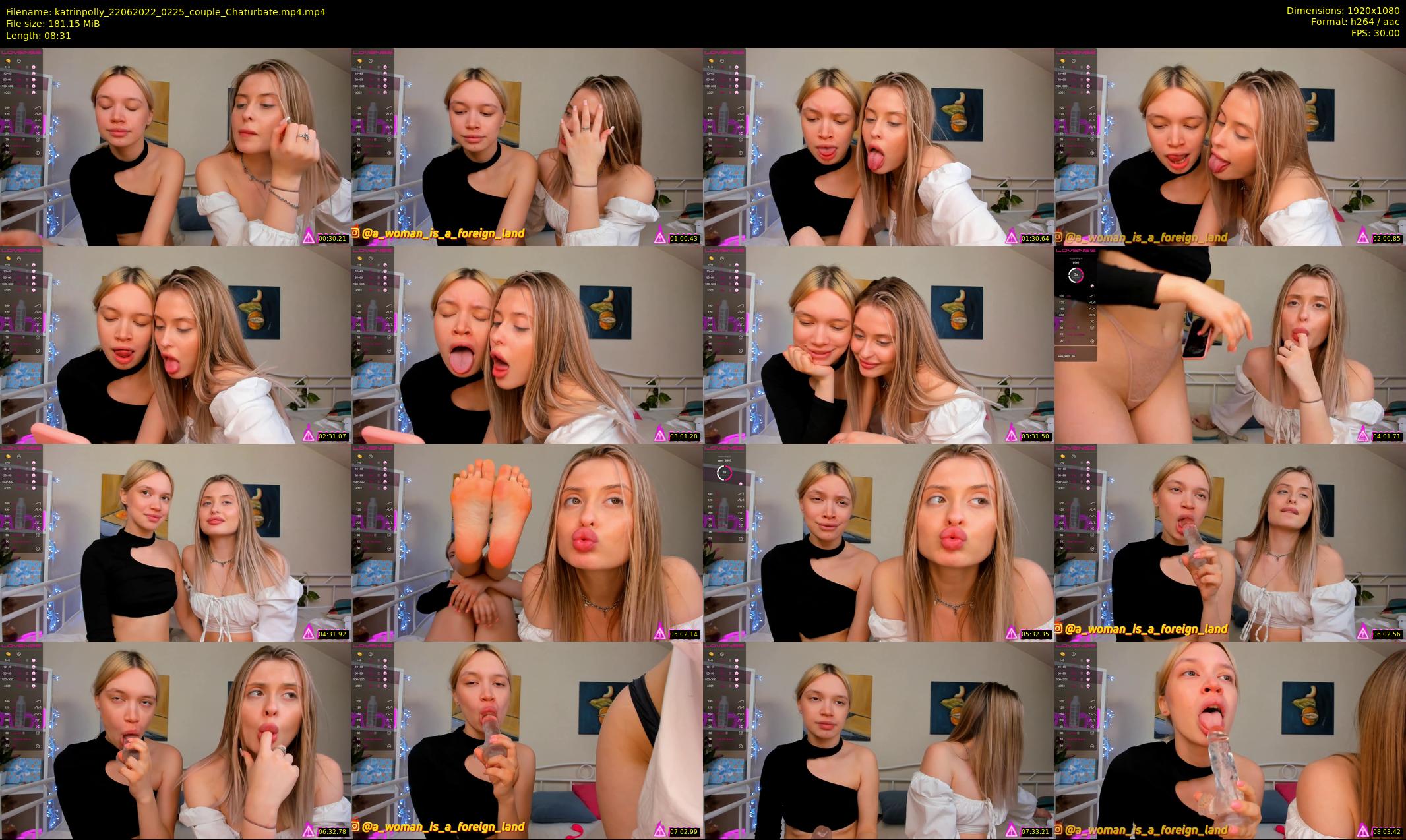 katrinpolly — 9 minute Chaturbate couple cam show recording, 1080p, Jun 22, 2022