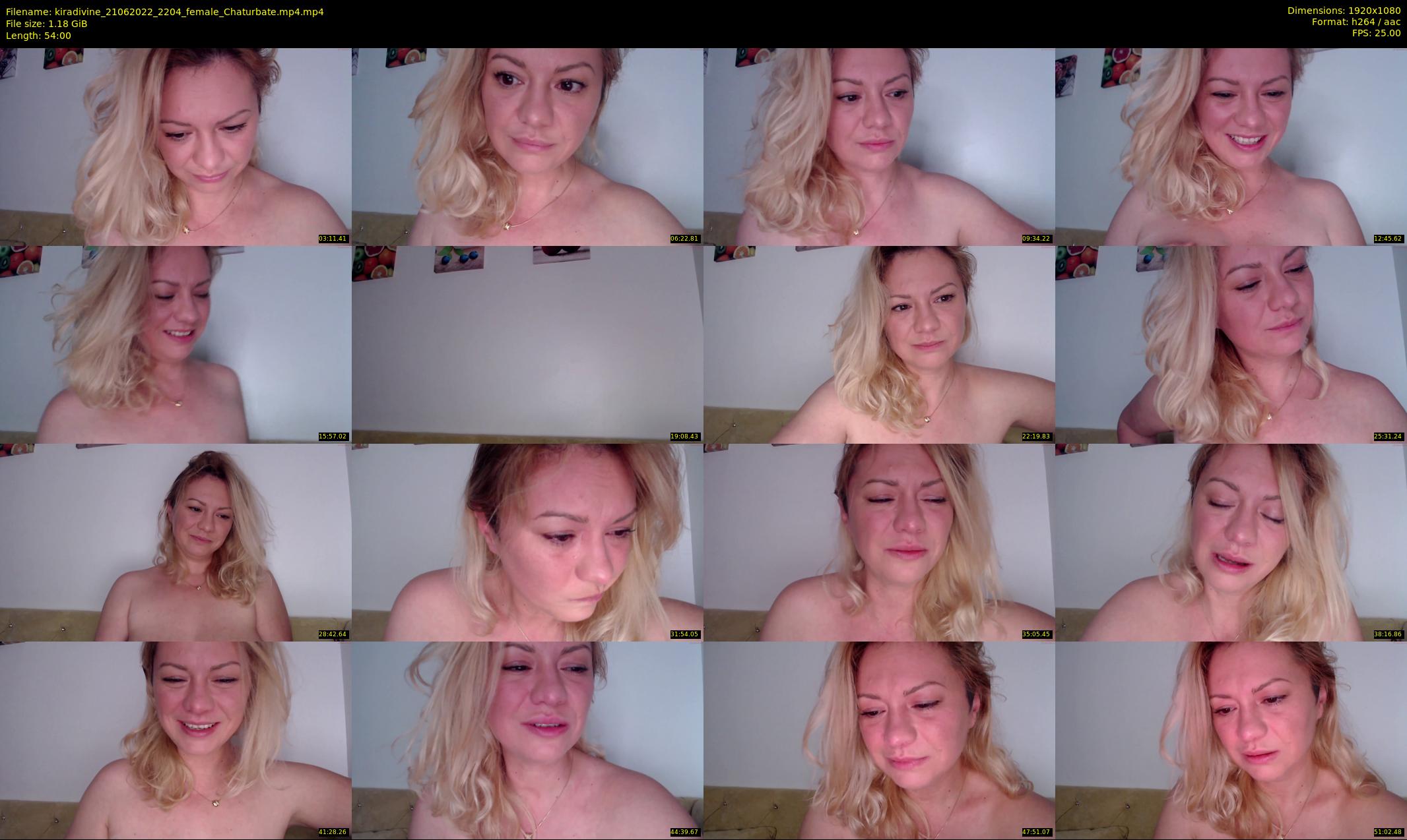 kiradivine — 54 minute Chaturbate female cam show recording, 1080p, Jun 21, 2022