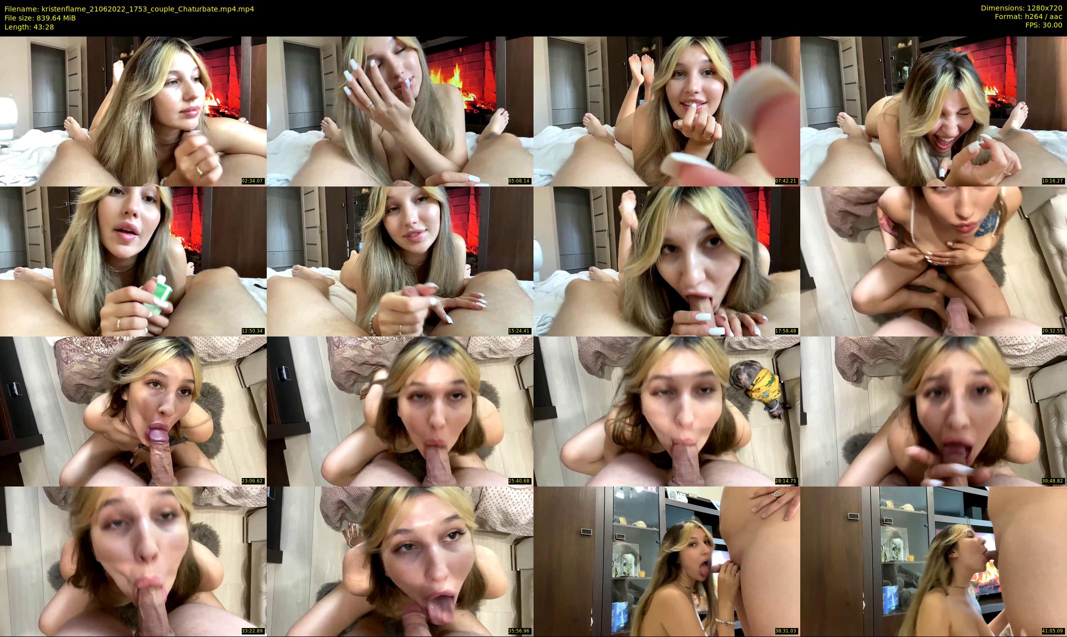 kristenflame — 44 minute Chaturbate couple cam show recording, 720p, Jun 21, 2022