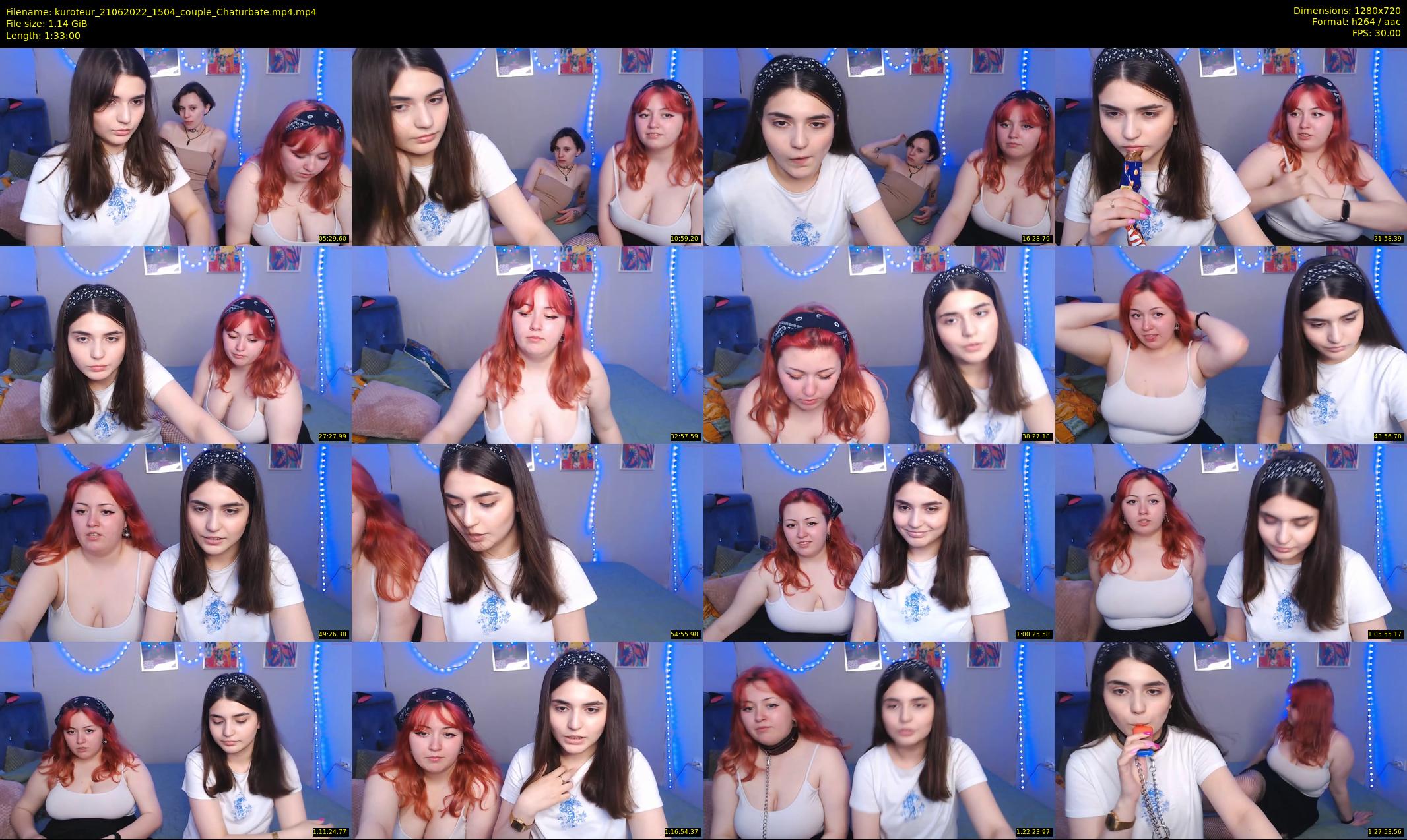 kuroteur — 93 minute Chaturbate couple cam show recording, 720p, Jun 21, 2022