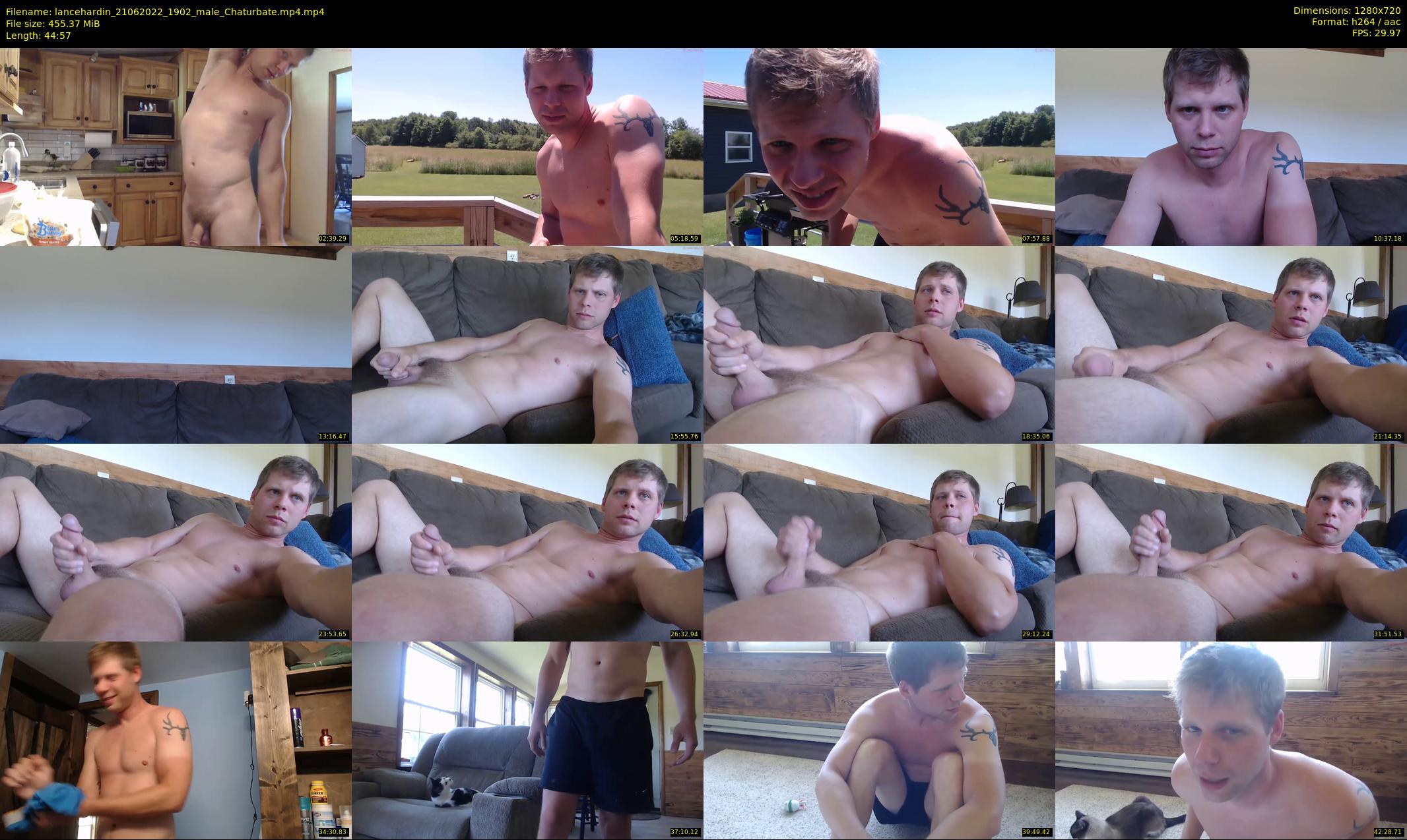 lancehardin — 45 minute Chaturbate male cam show recording, 720p, Jun 21, 2022