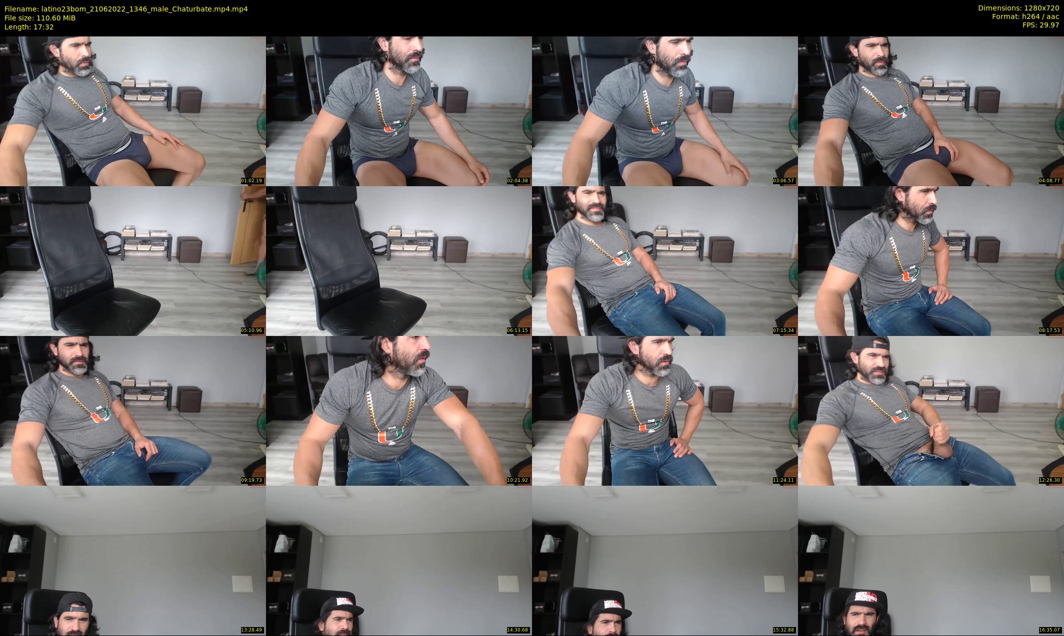 latino23bom — 18 minute Chaturbate male cam show recording, 720p, Jun 21, 2022