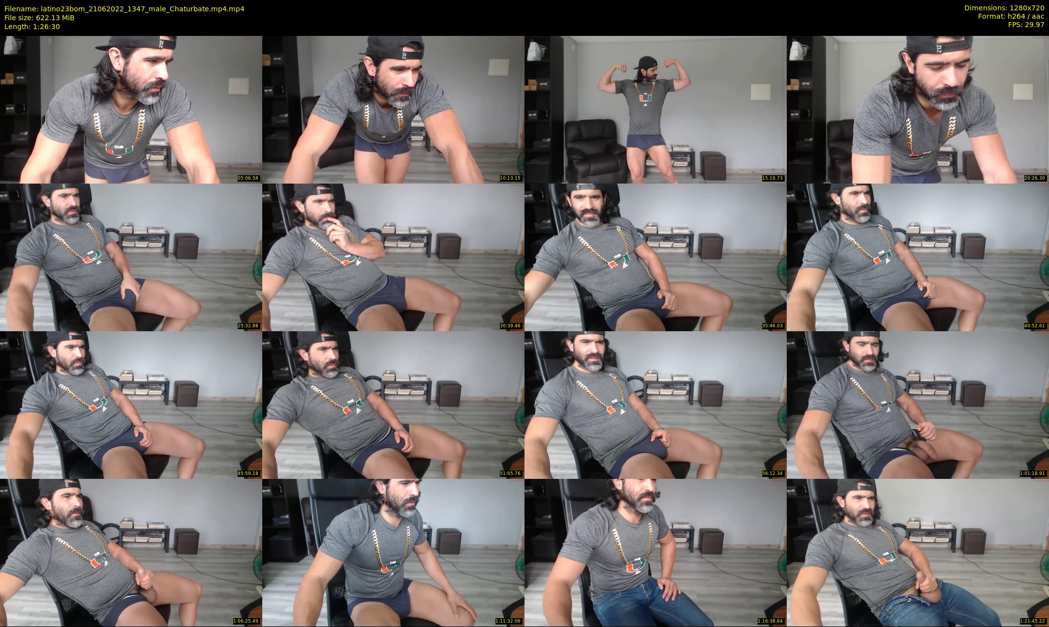 latino23bom — 87 minute Chaturbate male cam show recording, 720p, Jun 21, 2022