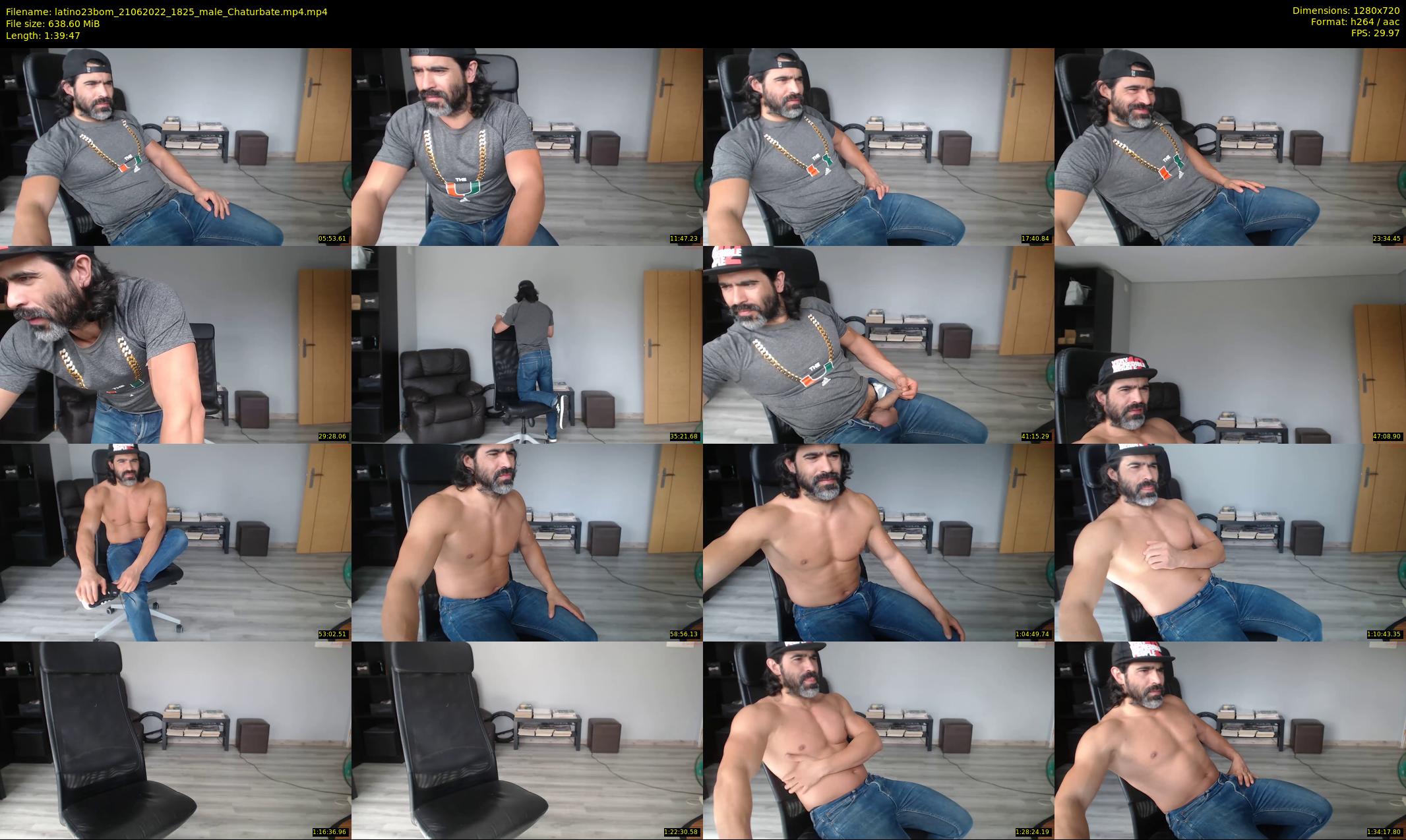 latino23bom — 100 minute Chaturbate male cam show recording, 720p, Jun 21, 2022