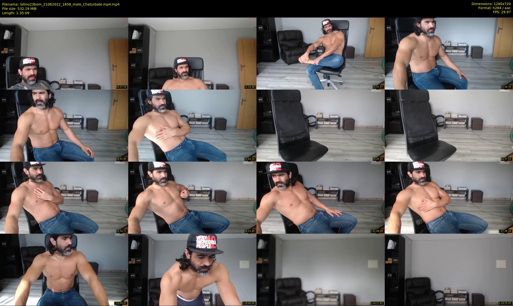 latino23bom — 96 minute Chaturbate male cam show recording, 720p, Jun 21, 2022