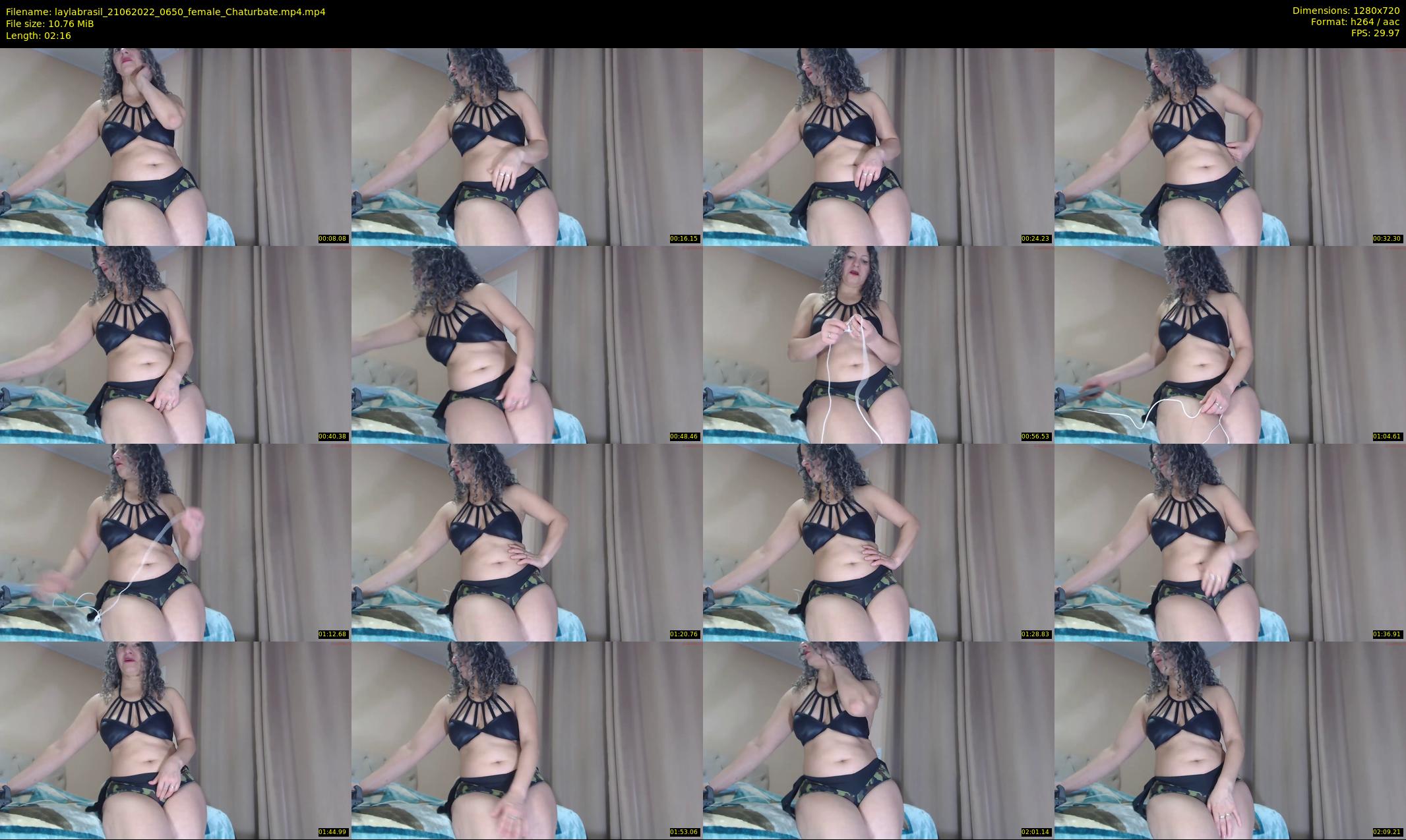 laylabrasil — 3 minute Chaturbate female cam show recording, 720p, Jun 21, 2022