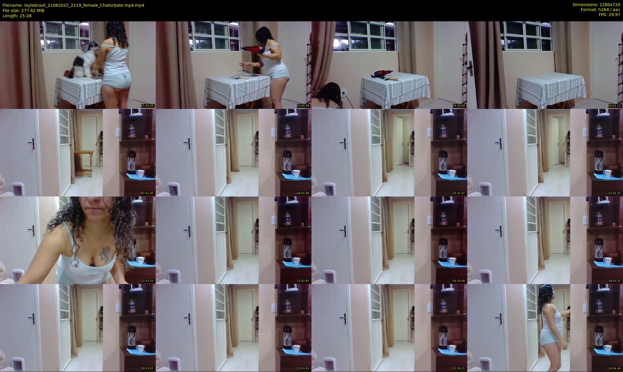 laylabrasil — 26 minute Chaturbate female cam show recording, 720p, Jun 21, 2022