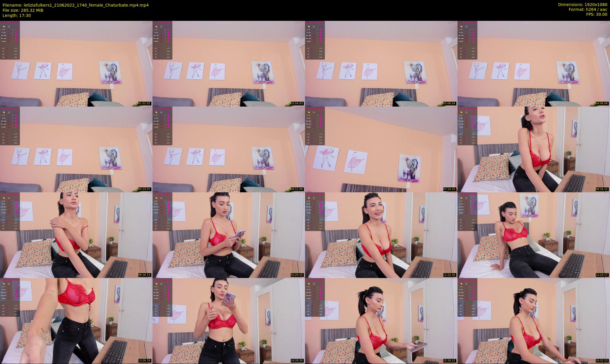 letiziafulkers1 — 18 minute Chaturbate female cam show recording, 1080p, Jun 21, 2022