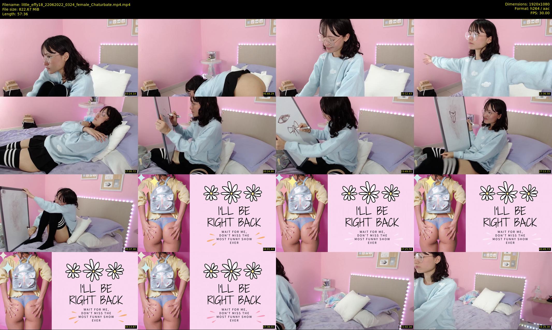 little_effy18 — 58 minute Chaturbate female cam show recording, 1080p, Jun 22, 2022
