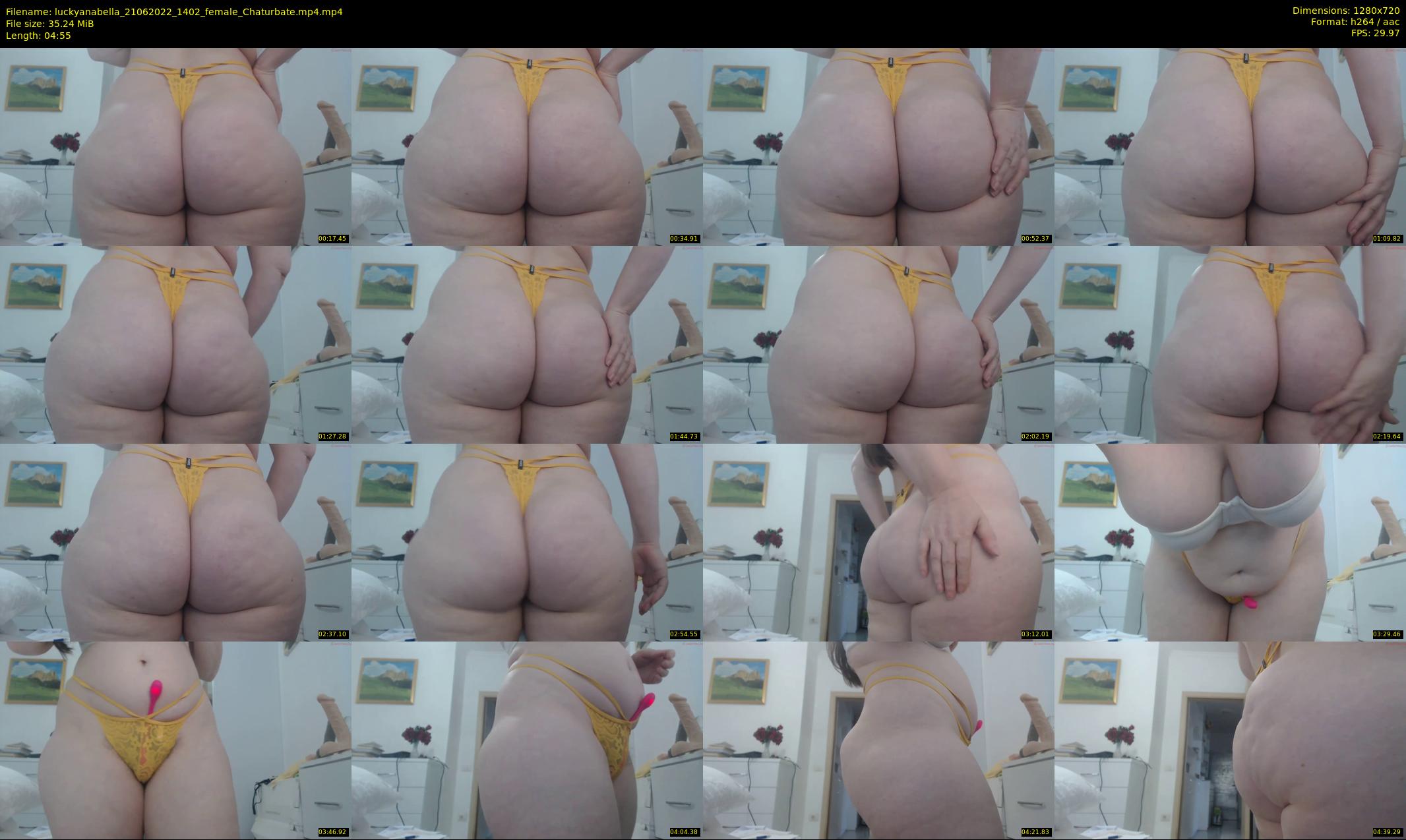 luckyanabella — 5 minute Chaturbate female cam show recording, 720p, Jun 21, 2022