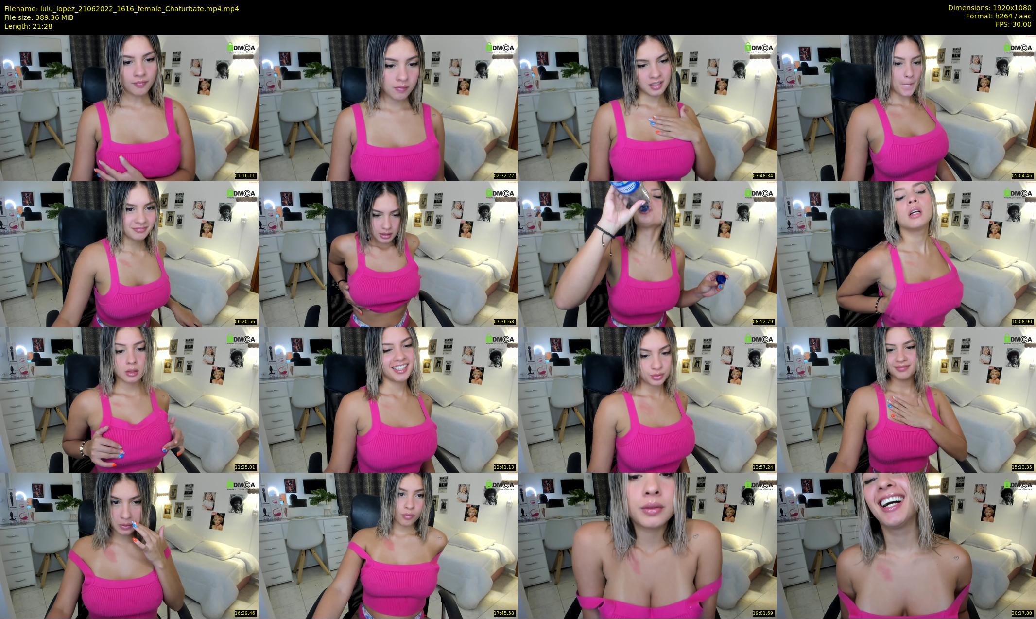 lulu_lopez — 22 minute Chaturbate female cam show recording, 1080p, Jun 21, 2022