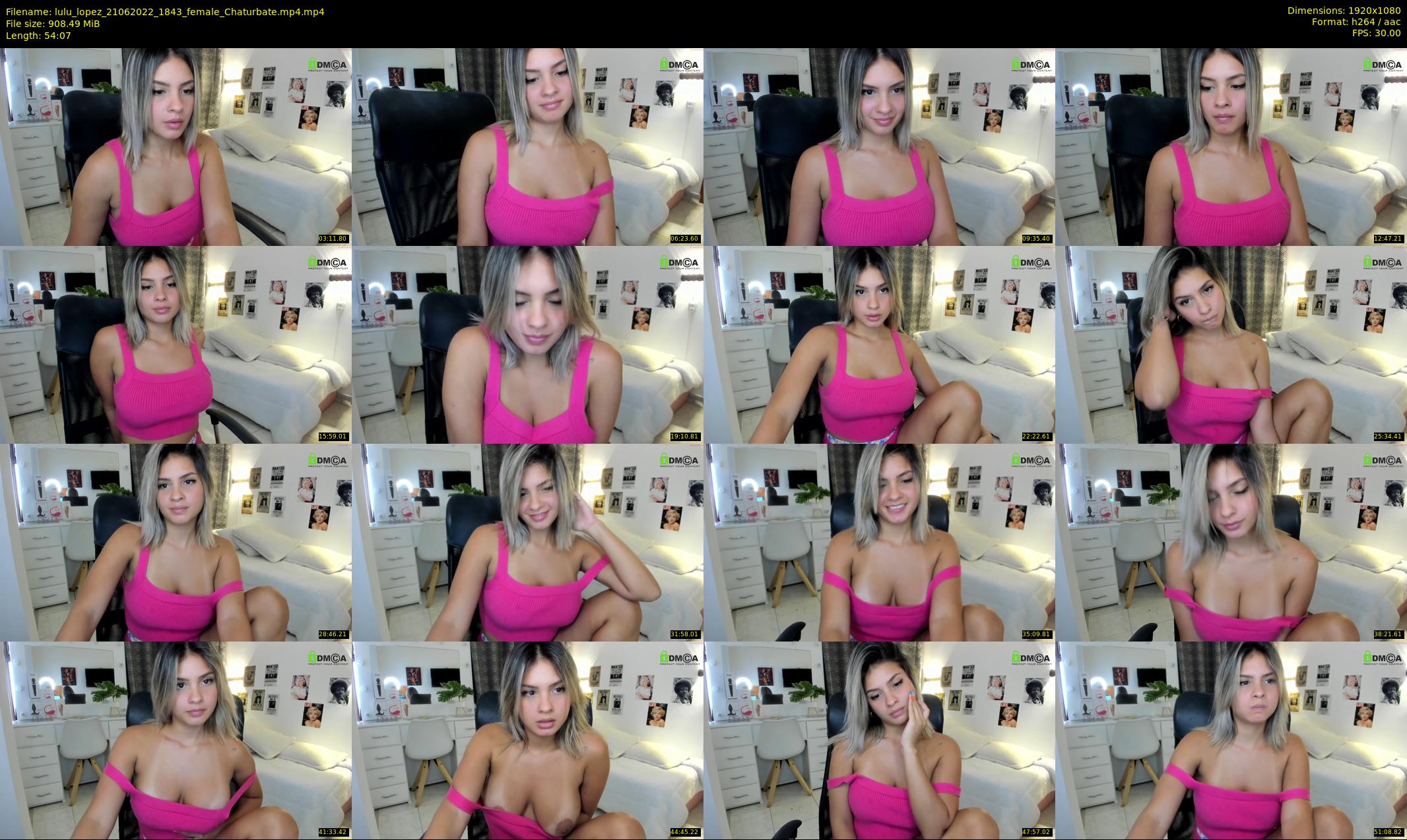 lulu_lopez — 55 minute Chaturbate female cam show recording, 1080p, Jun 21, 2022