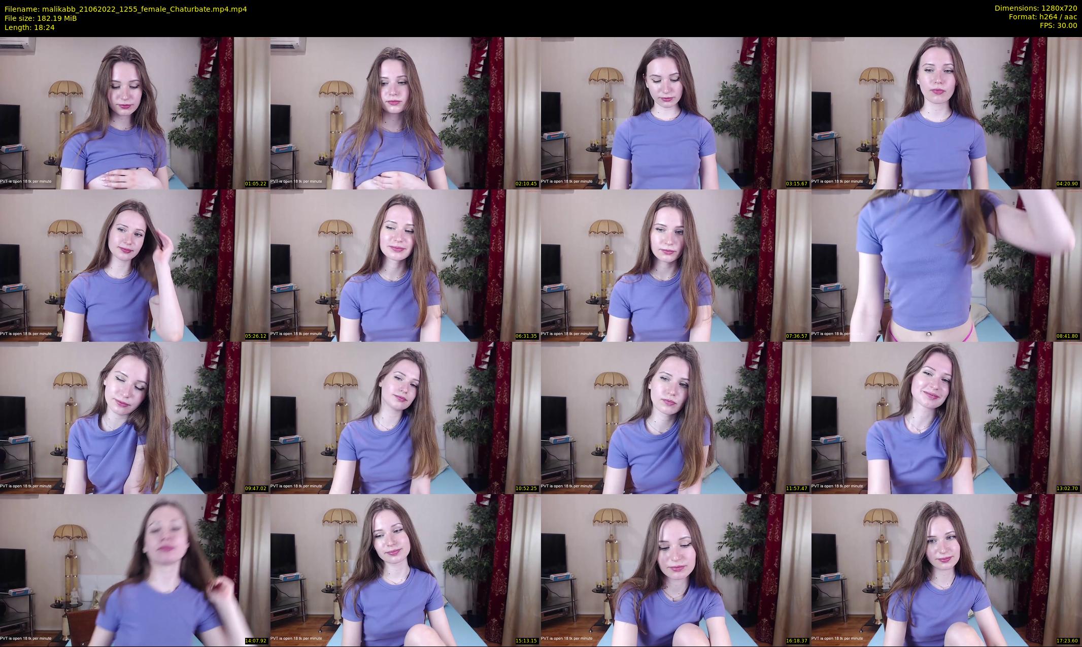 malikabb — 19 minute Chaturbate female cam show recording, 720p, Jun 21, 2022