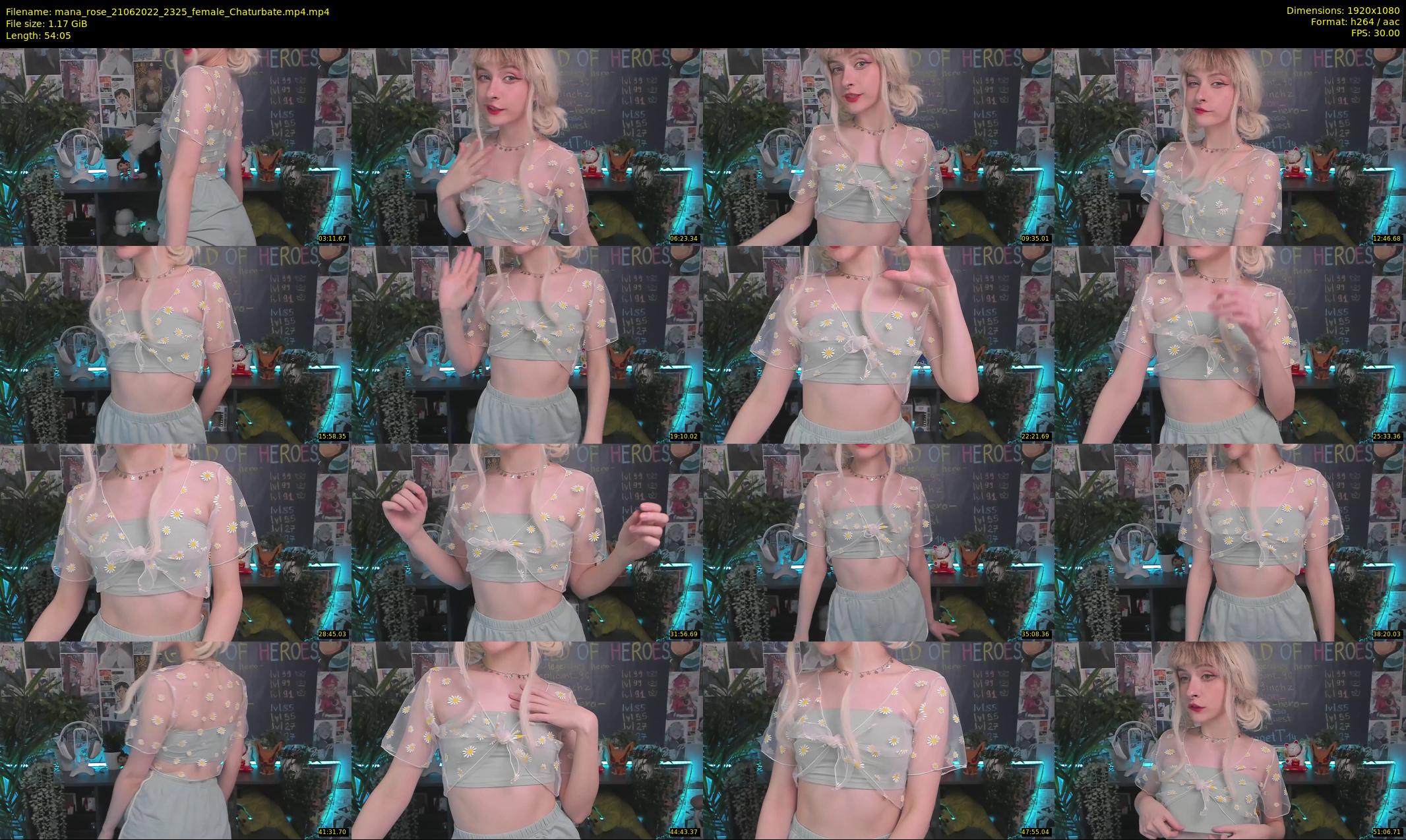 mana_rose — 55 minute Chaturbate female cam show recording, 1080p, Jun 21, 2022