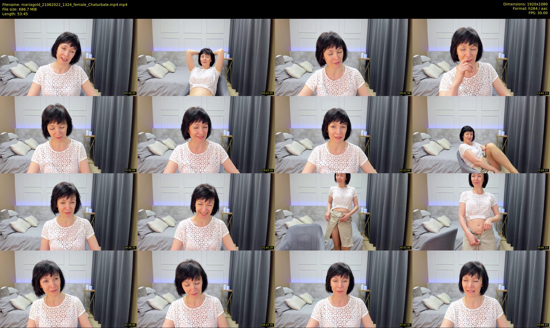 mariagold — 54 minute Chaturbate female cam show recording, 1080p, Jun 21, 2022