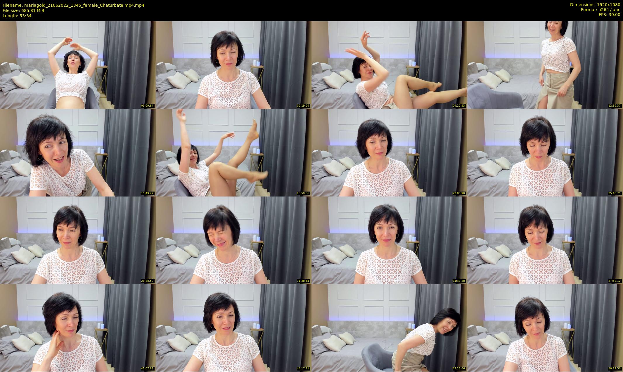 mariagold — 54 minute Chaturbate female cam show recording, 1080p, Jun 21, 2022