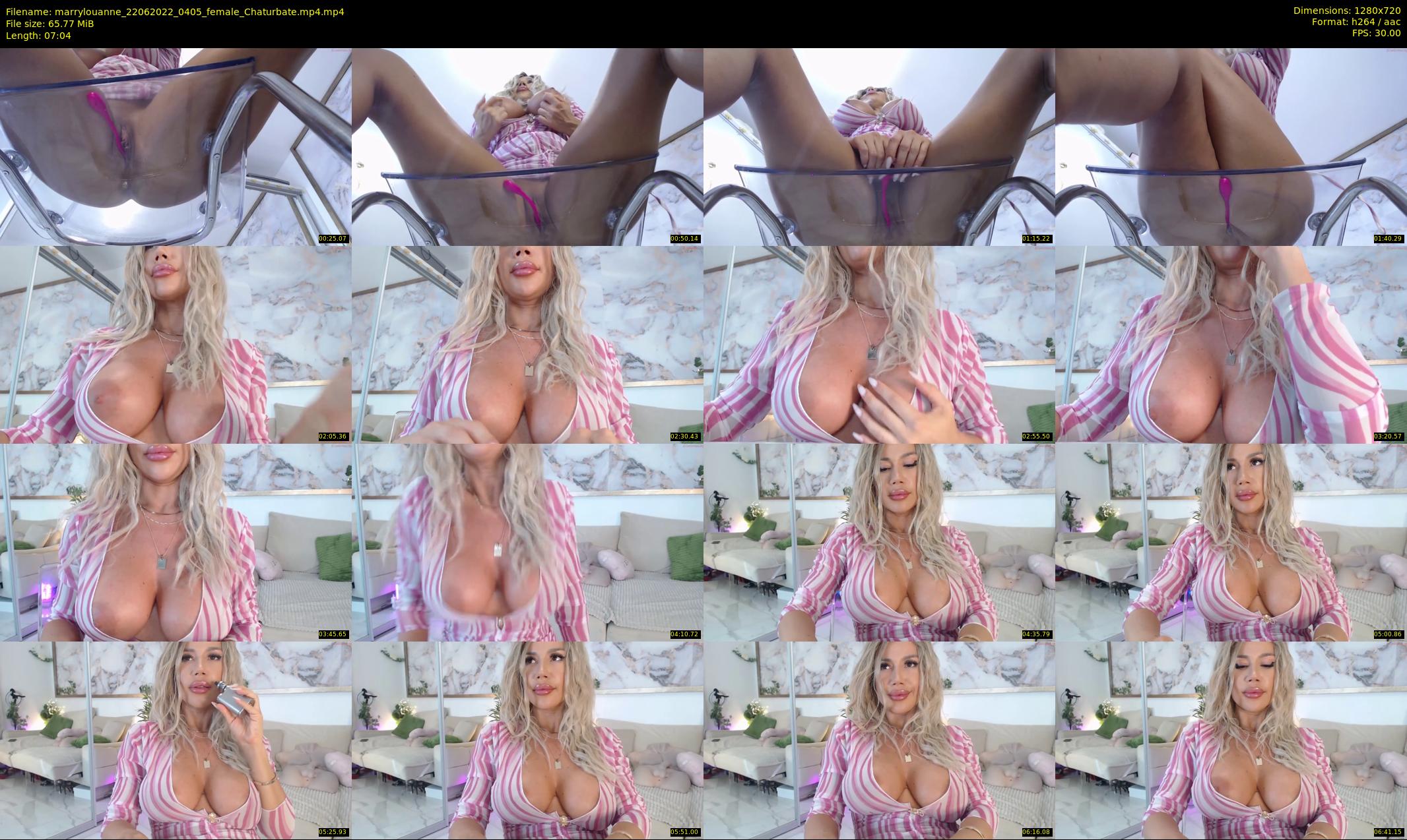 marrylouanne — 8 minute Chaturbate female cam show recording, 720p, Jun 22, 2022