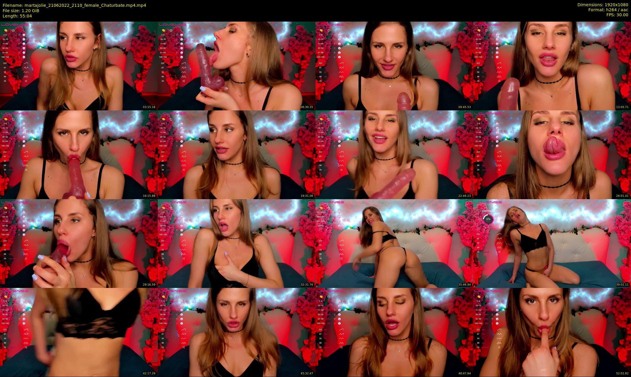 martajolie — 56 minute Chaturbate female cam show recording, 1080p, Jun 21, 2022