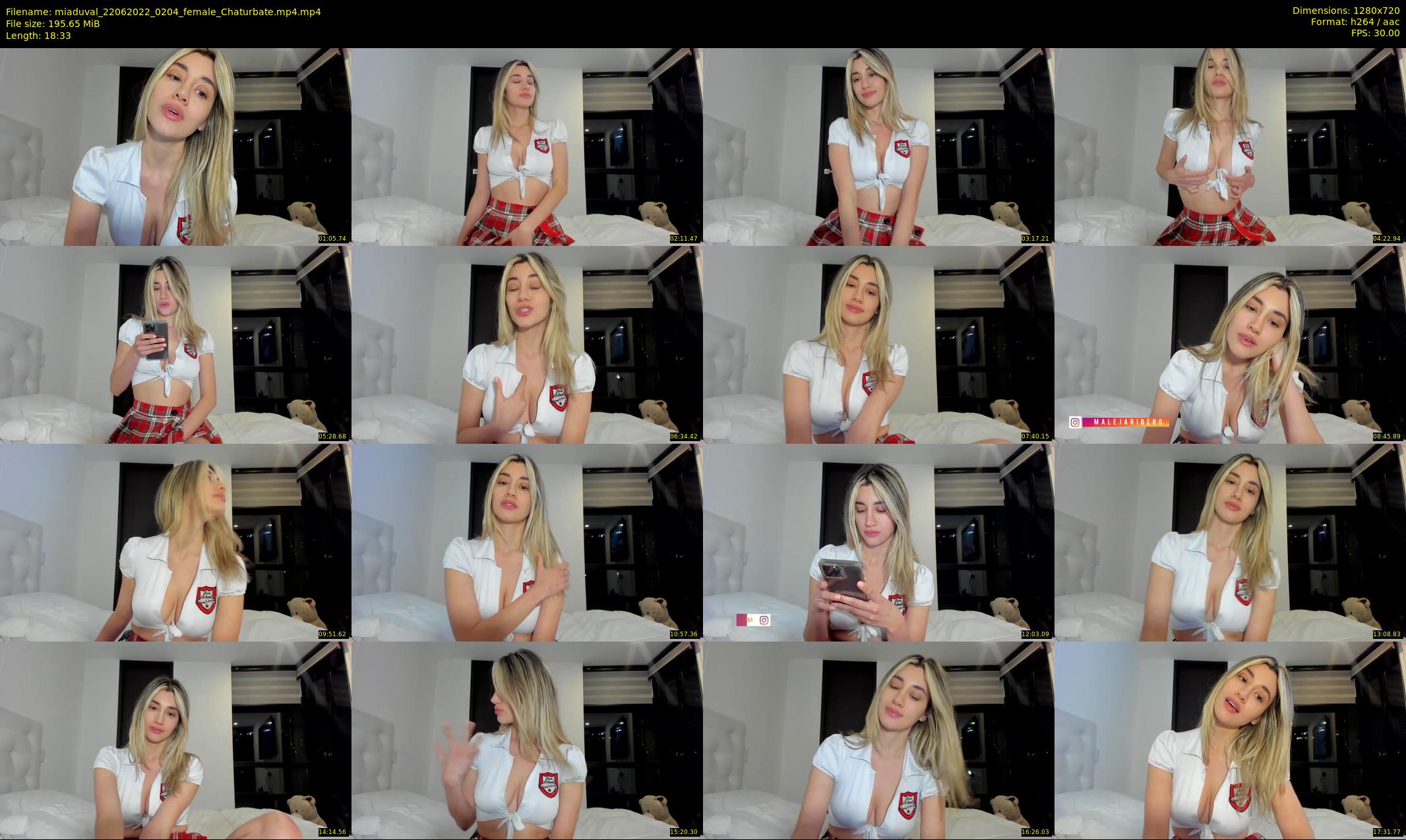 miaduval — 19 minute Chaturbate female cam show recording, 720p, Jun 22, 2022