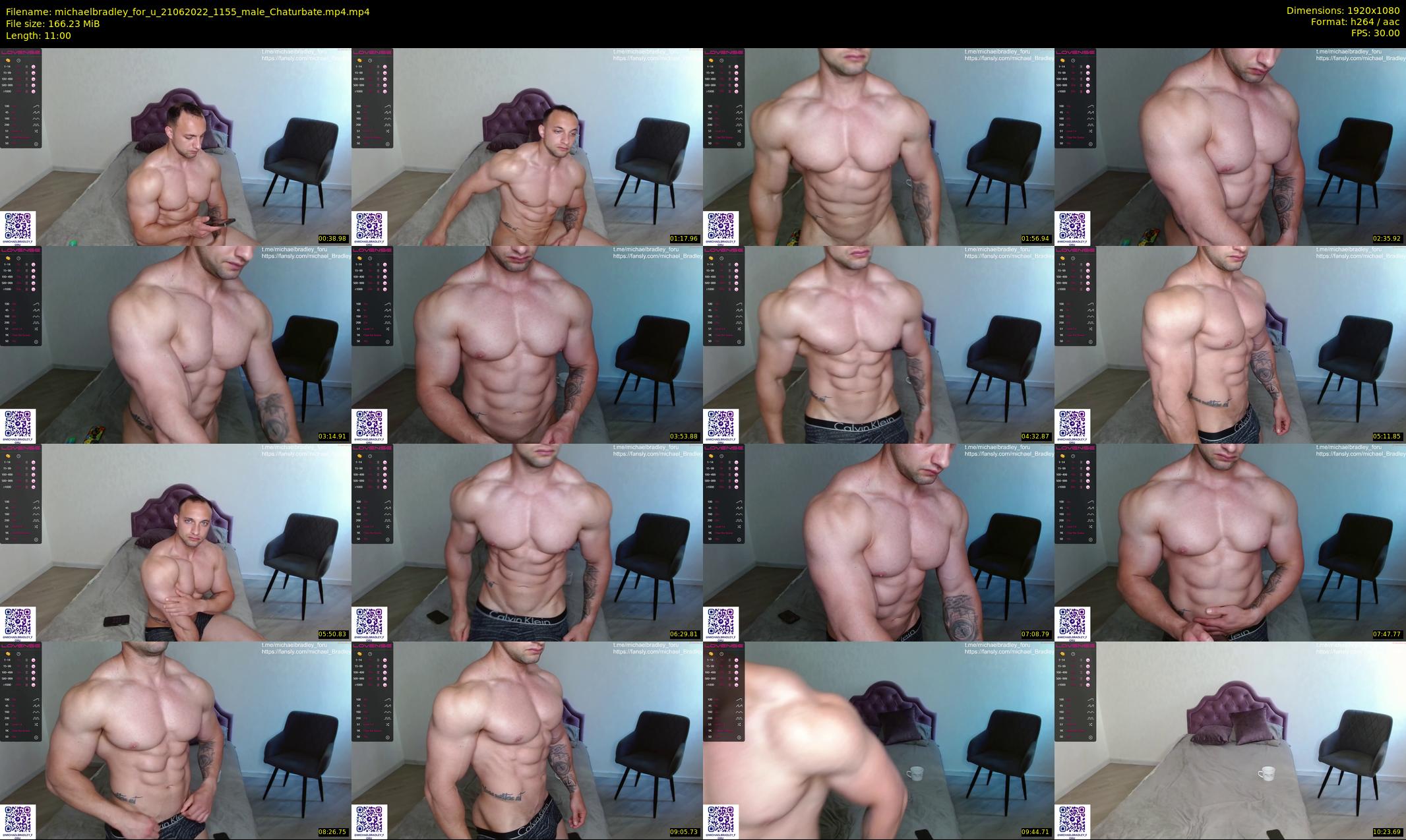 michaelbradley_for_u — 11 minute Chaturbate male cam show recording, 1080p, Jun 21, 2022