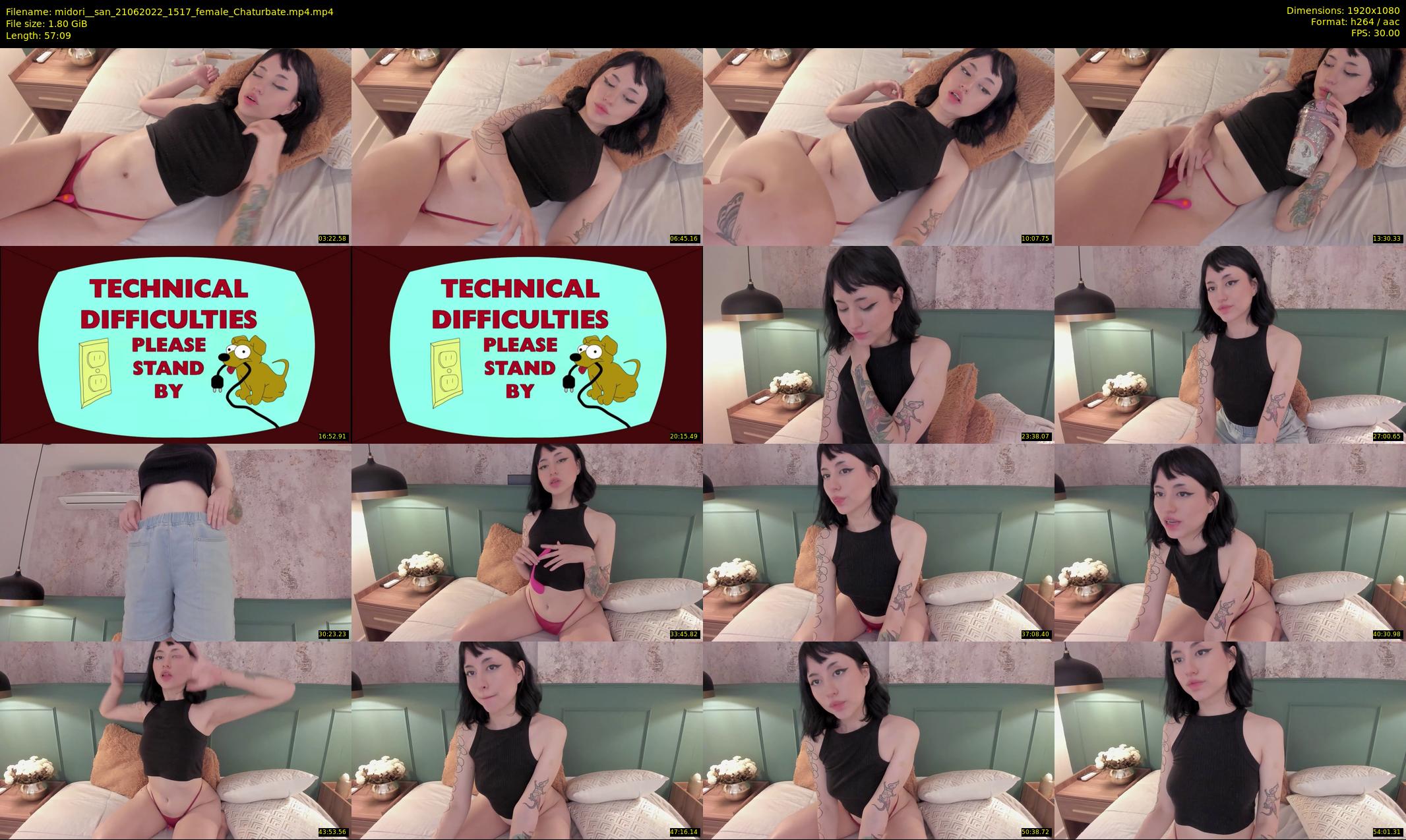 midori__san — 58 minute Chaturbate female cam show recording, 1080p, Jun 21, 2022