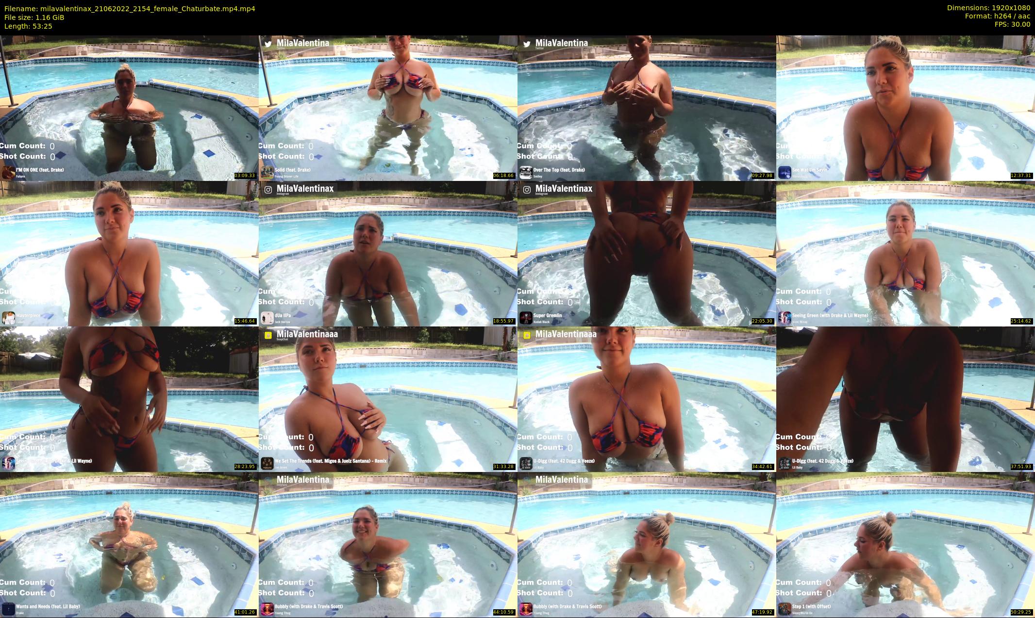 milavalentinax — 54 minute Chaturbate female cam show recording, 1080p, Jun 21, 2022