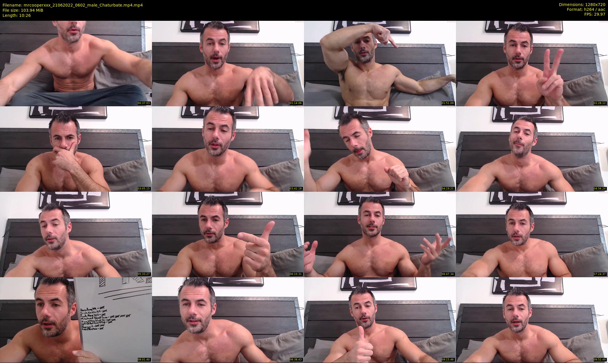 mrcooperxxx — 11 minute Chaturbate male cam show recording, 720p, Jun 21, 2022