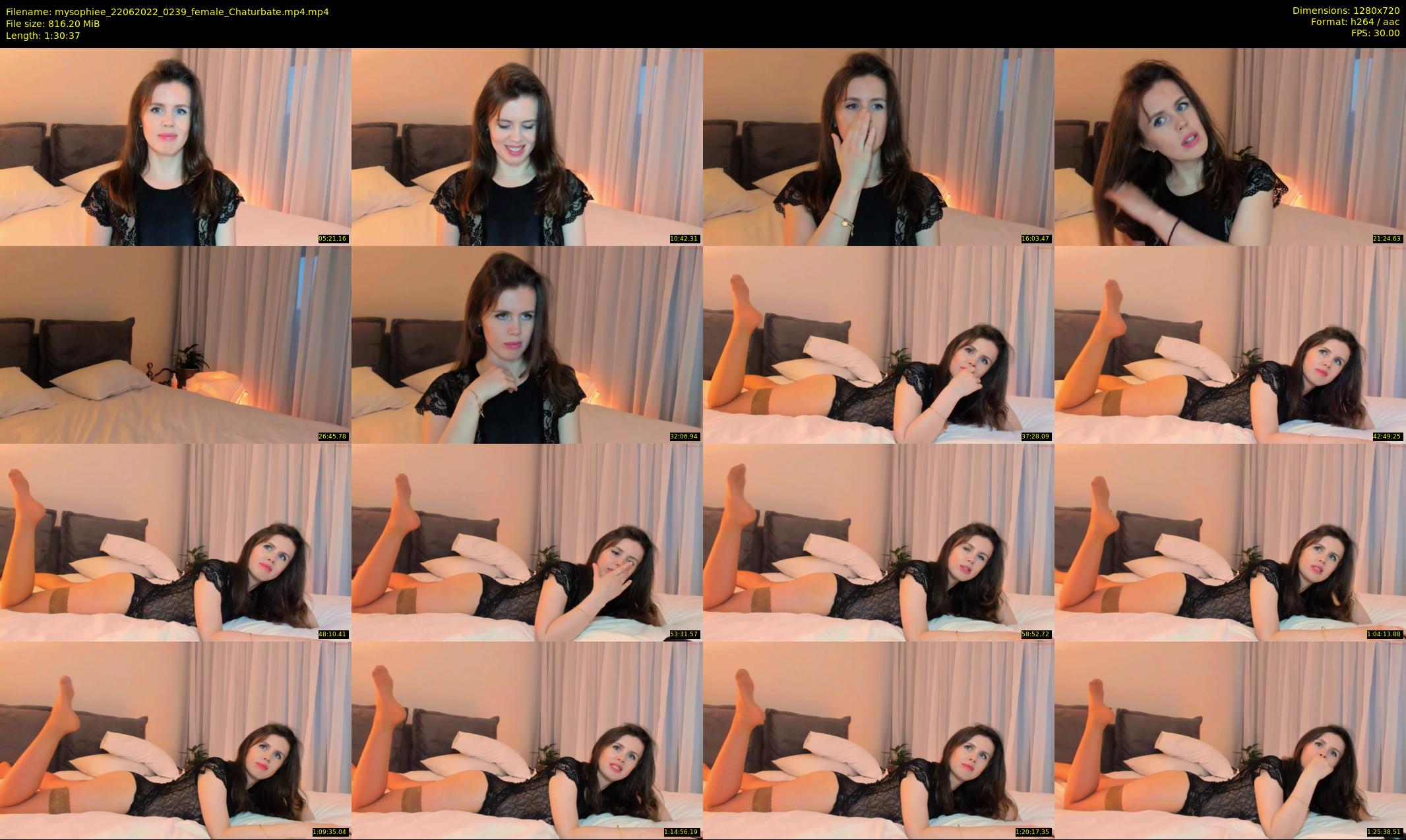 mysophiee — 91 minute Chaturbate female cam show recording, 720p, Jun 22, 2022