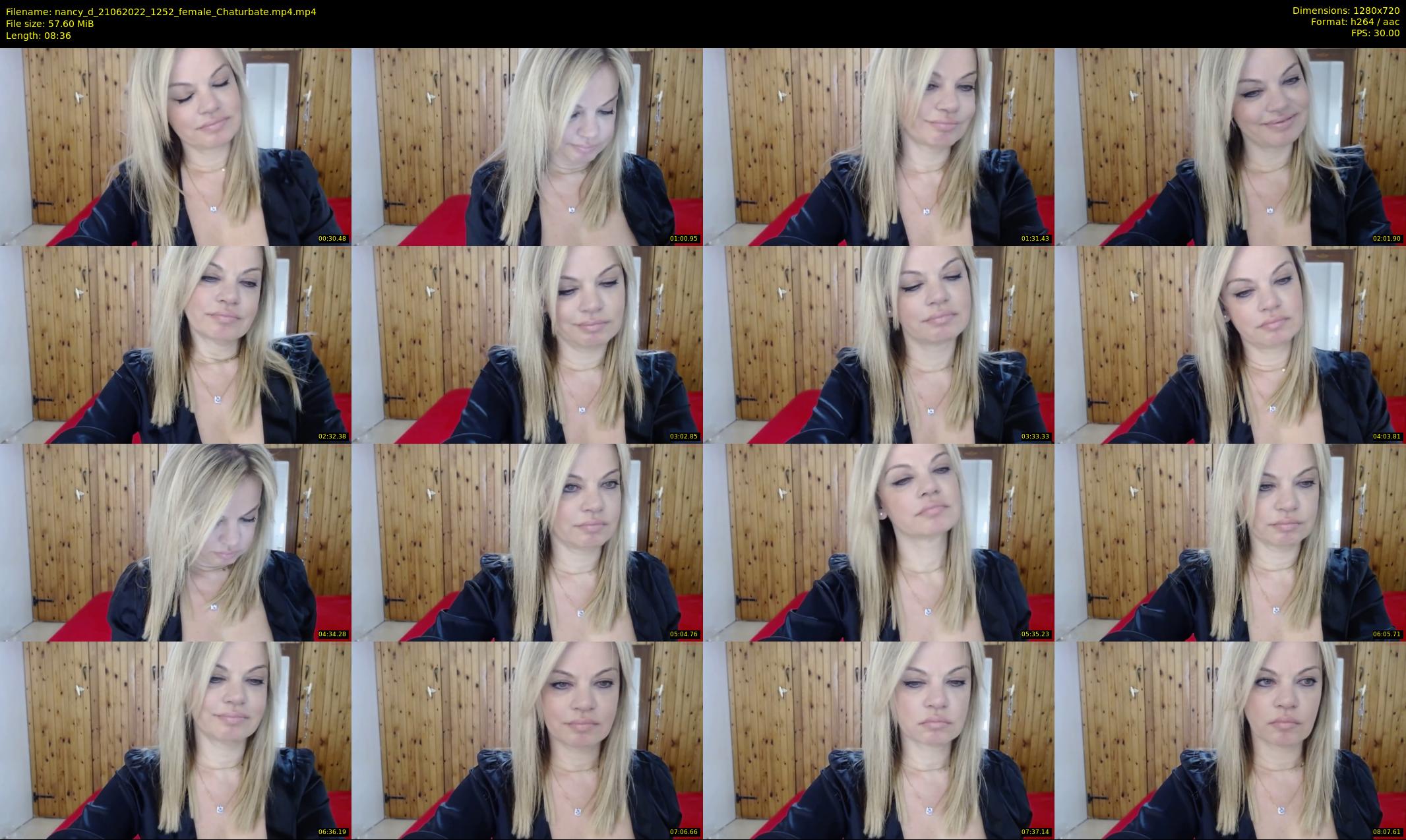 nancy_d — 9 minute Chaturbate female cam show recording, 720p, Jun 21, 2022