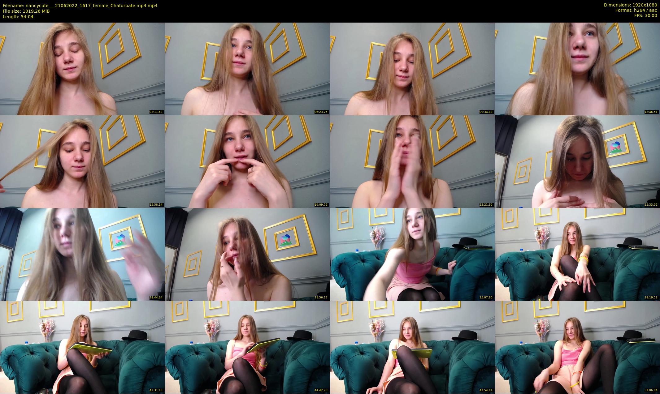 nancycute__ — 55 minute Chaturbate female cam show recording, 1080p, Jun 21, 2022