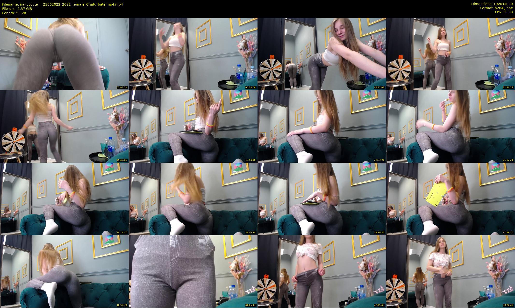 nancycute__ — 54 minute Chaturbate female cam show recording, 1080p, Jun 21, 2022