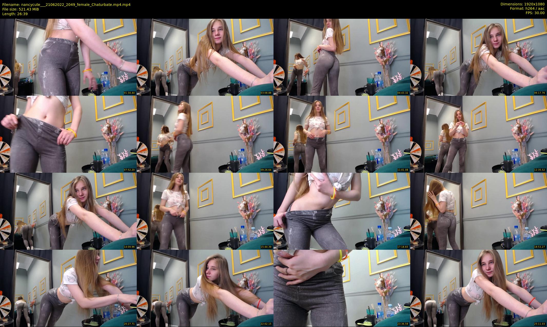 nancycute__ — 27 minute Chaturbate female cam show recording, 1080p, Jun 21, 2022