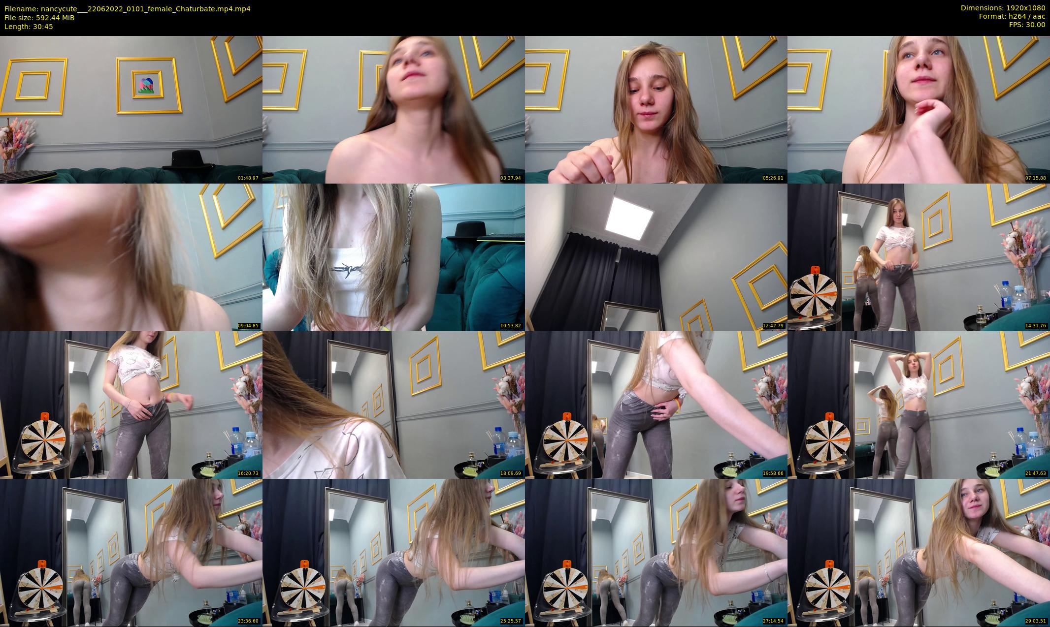 nancycute__ — 31 minute Chaturbate female cam show recording, 1080p, Jun 22, 2022