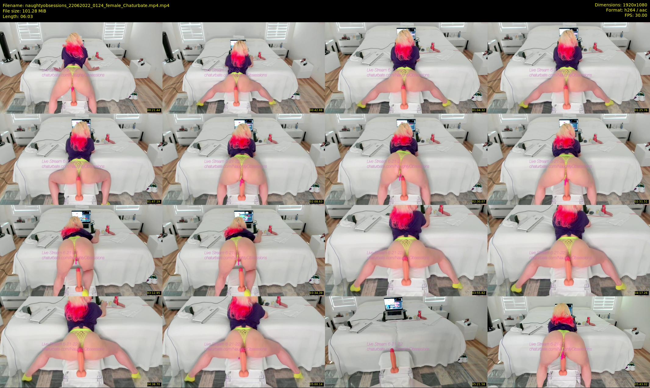 naughtyobsessions — 7 minute Chaturbate female cam show recording, 1080p, Jun 22, 2022