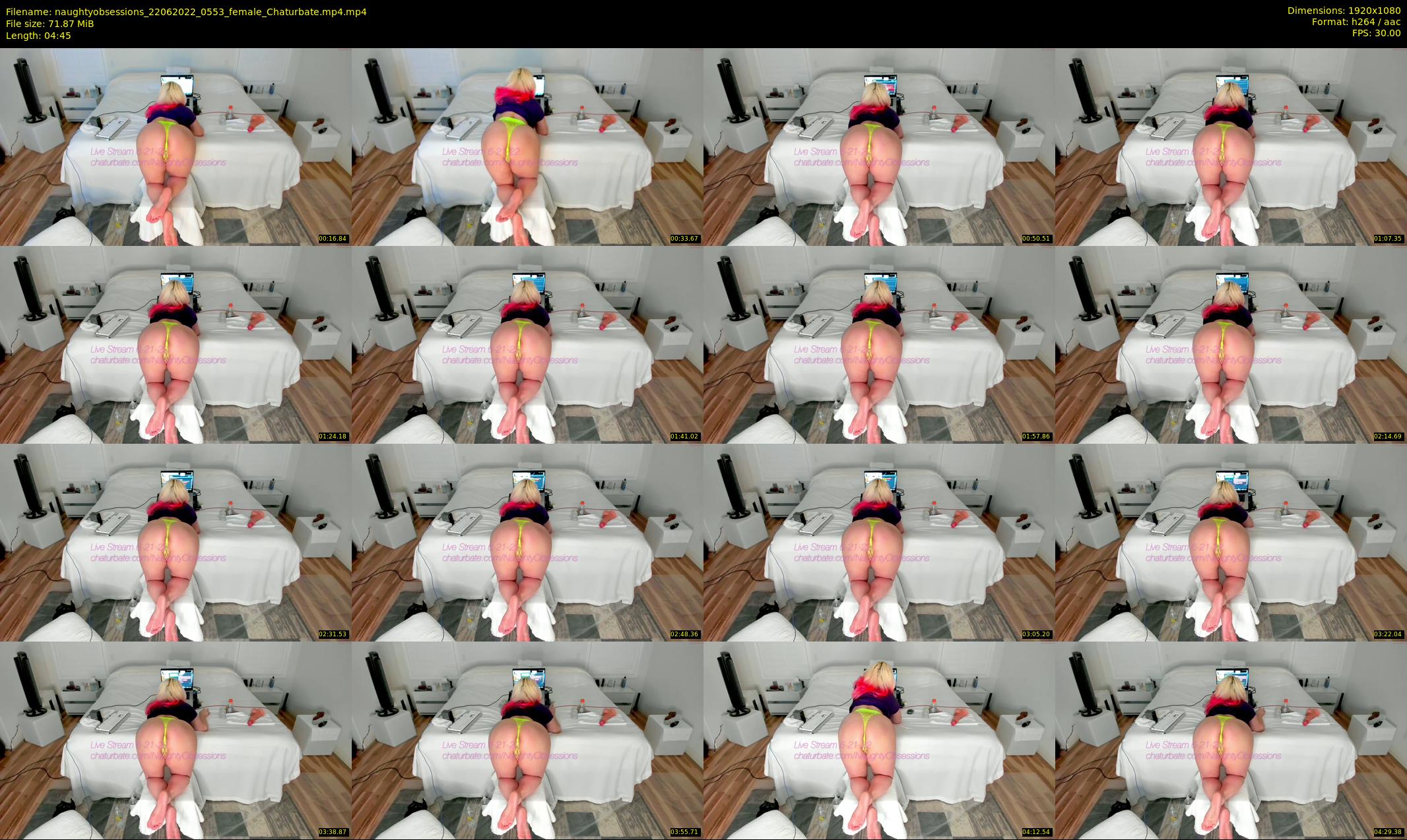 naughtyobsessions — 5 minute Chaturbate female cam show recording, 1080p, Jun 22, 2022