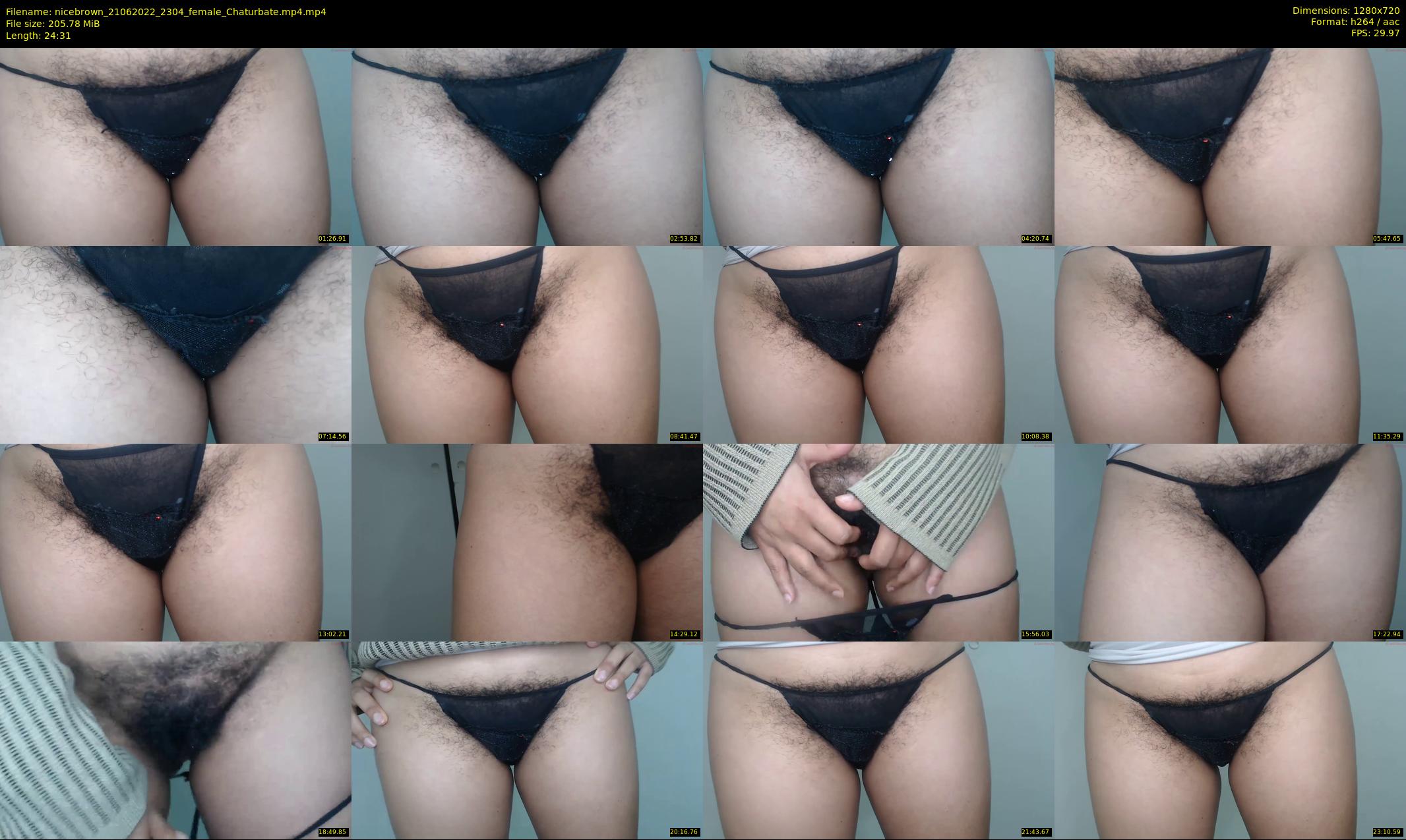 nicebrown — 25 minute Chaturbate female cam show recording, 720p, Jun 21, 2022