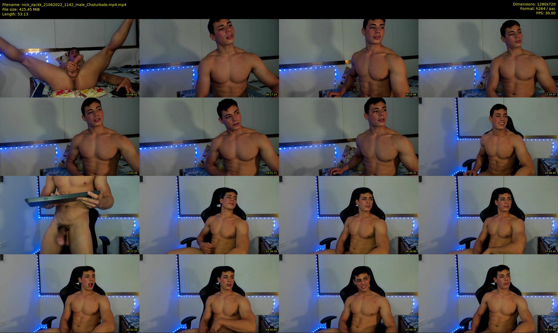 nick_zackk — 54 minute Chaturbate male cam show recording, 720p, Jun 21, 2022