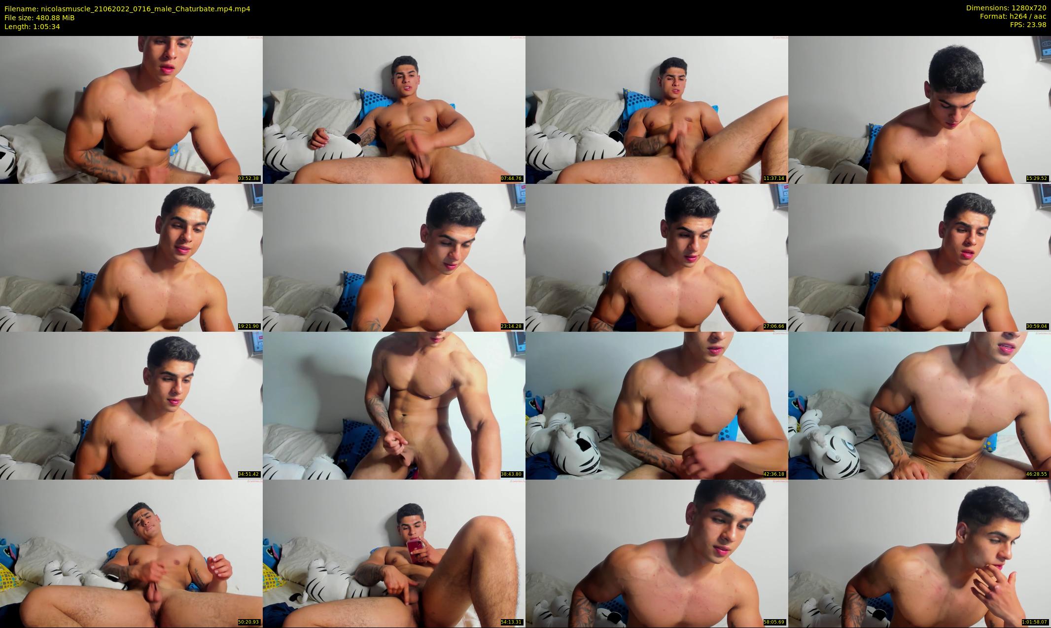 nicolasmuscle — 66 minute Chaturbate male cam show recording, 720p, Jun 21, 2022