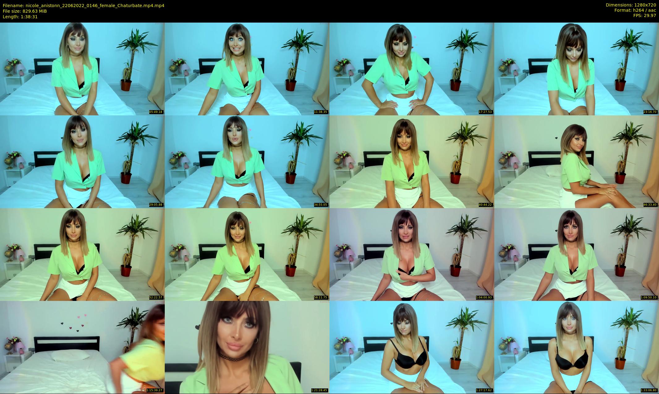 nicole_anistonn — 99 minute Chaturbate female cam show recording, 720p, Jun 22, 2022