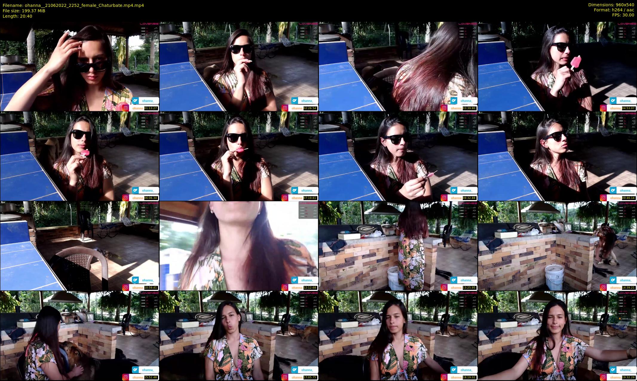 ohanna_ — 21 minute Chaturbate female cam show recording, 480p, Jun 21, 2022
