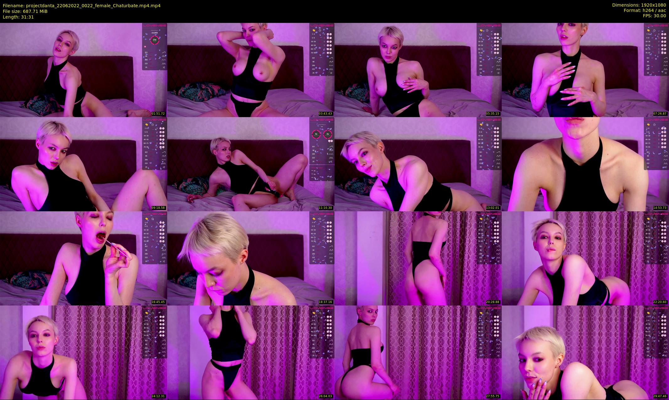 projectdanta — 32 minute Chaturbate female cam show recording, 1080p, Jun 22, 2022