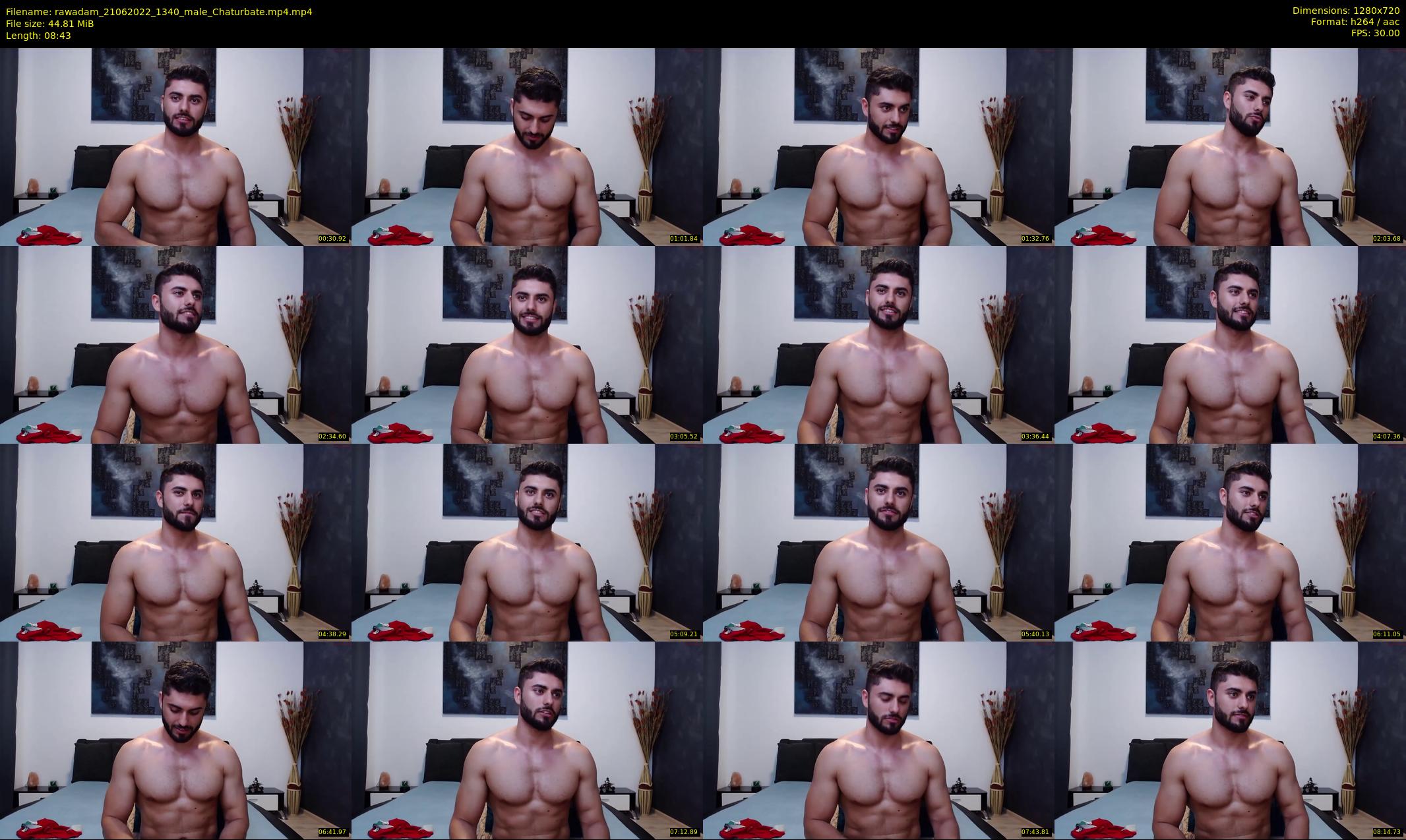 rawadam — 9 minute Chaturbate male cam show recording, 720p, Jun 21, 2022
