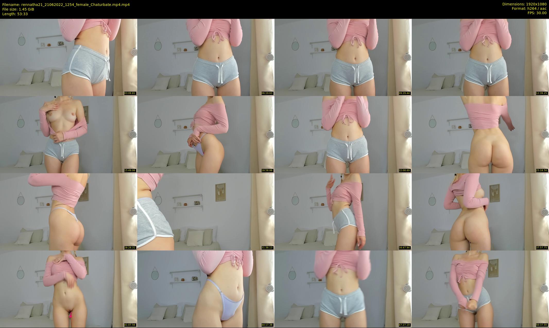 rennatha21 — 54 minute Chaturbate female cam show recording, 1080p, Jun 21, 2022