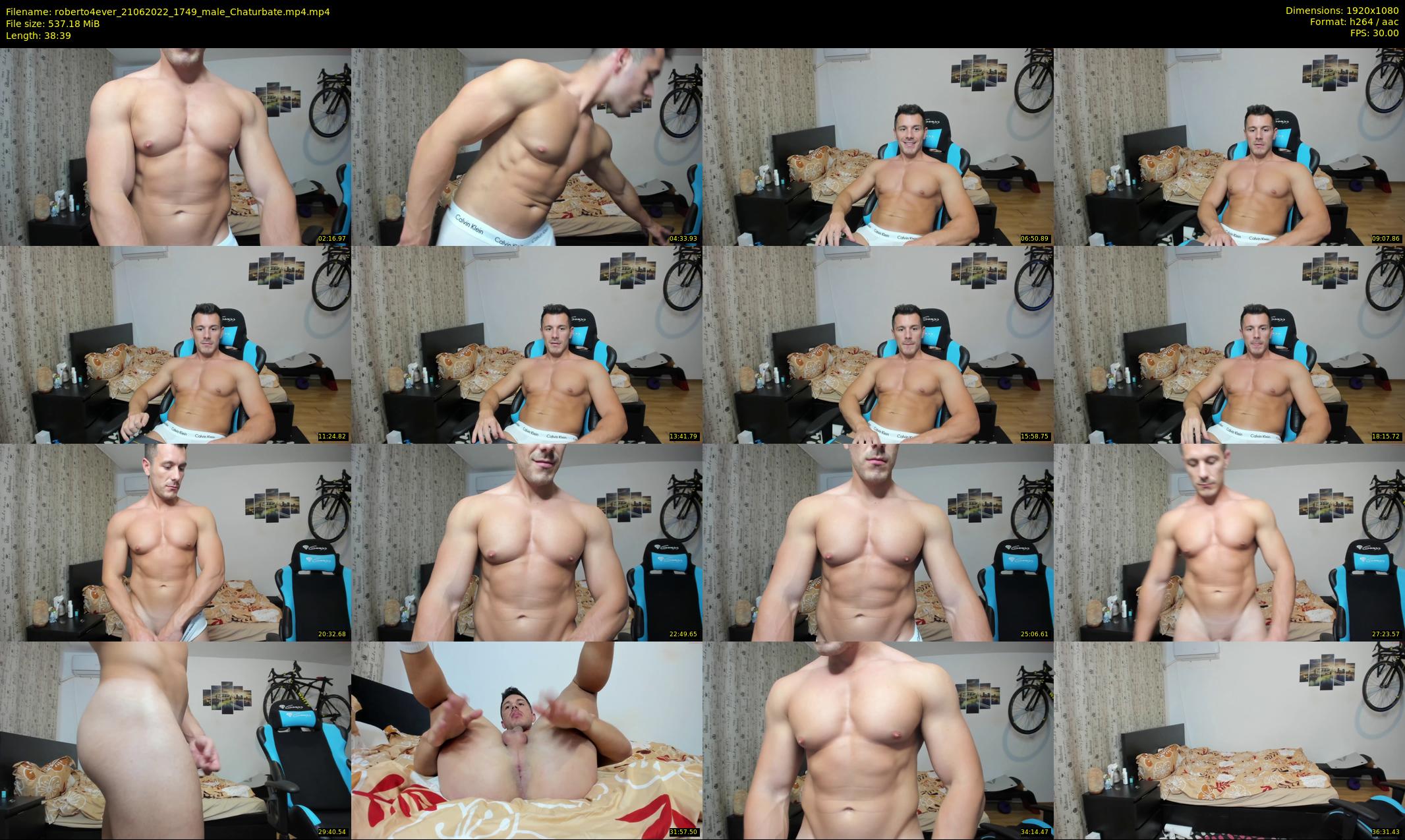 roberto4ever — 39 minute Chaturbate male cam show recording, 1080p, Jun 21, 2022