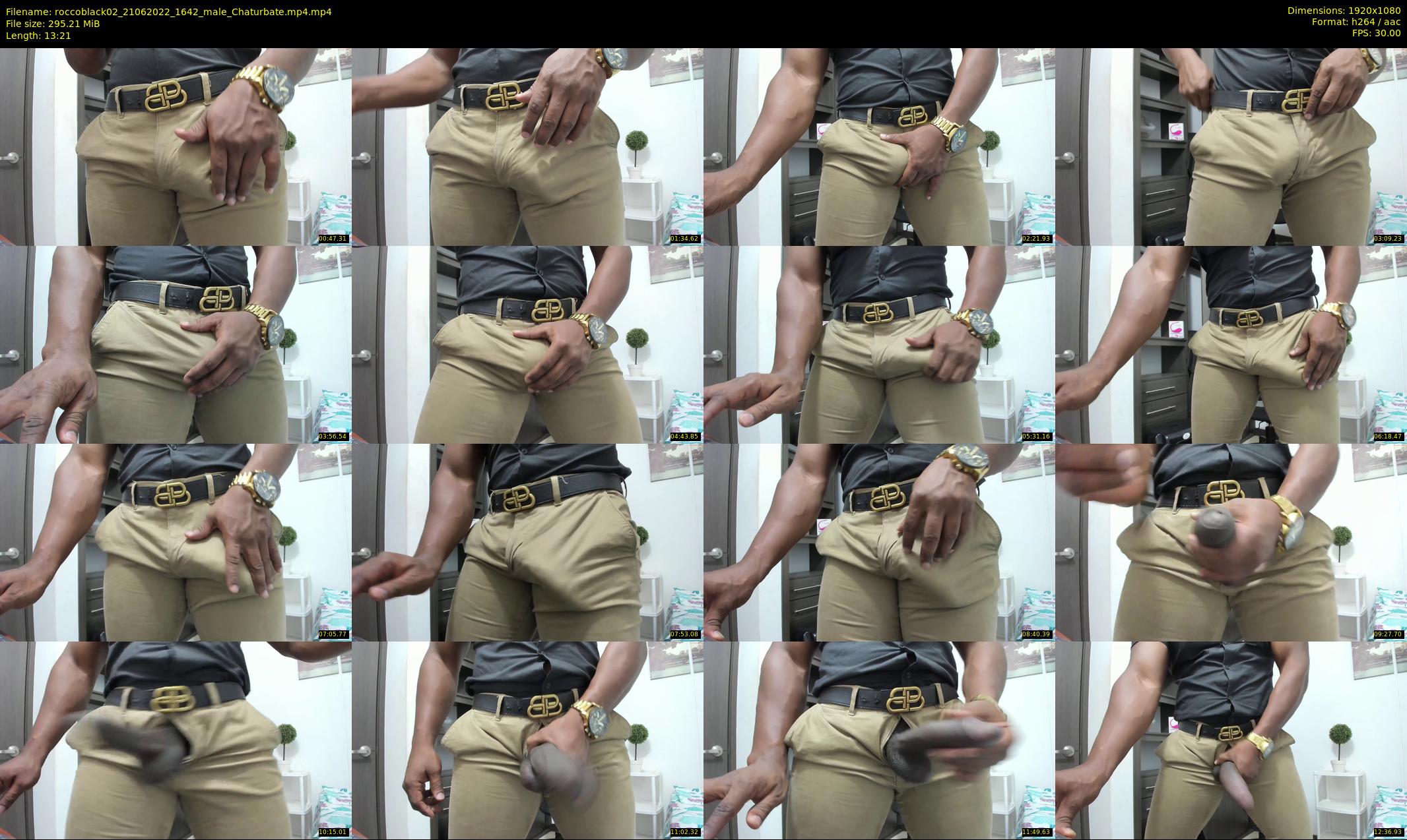 roccoblack02 — 14 minute Chaturbate male cam show recording, 1080p, Jun 21, 2022
