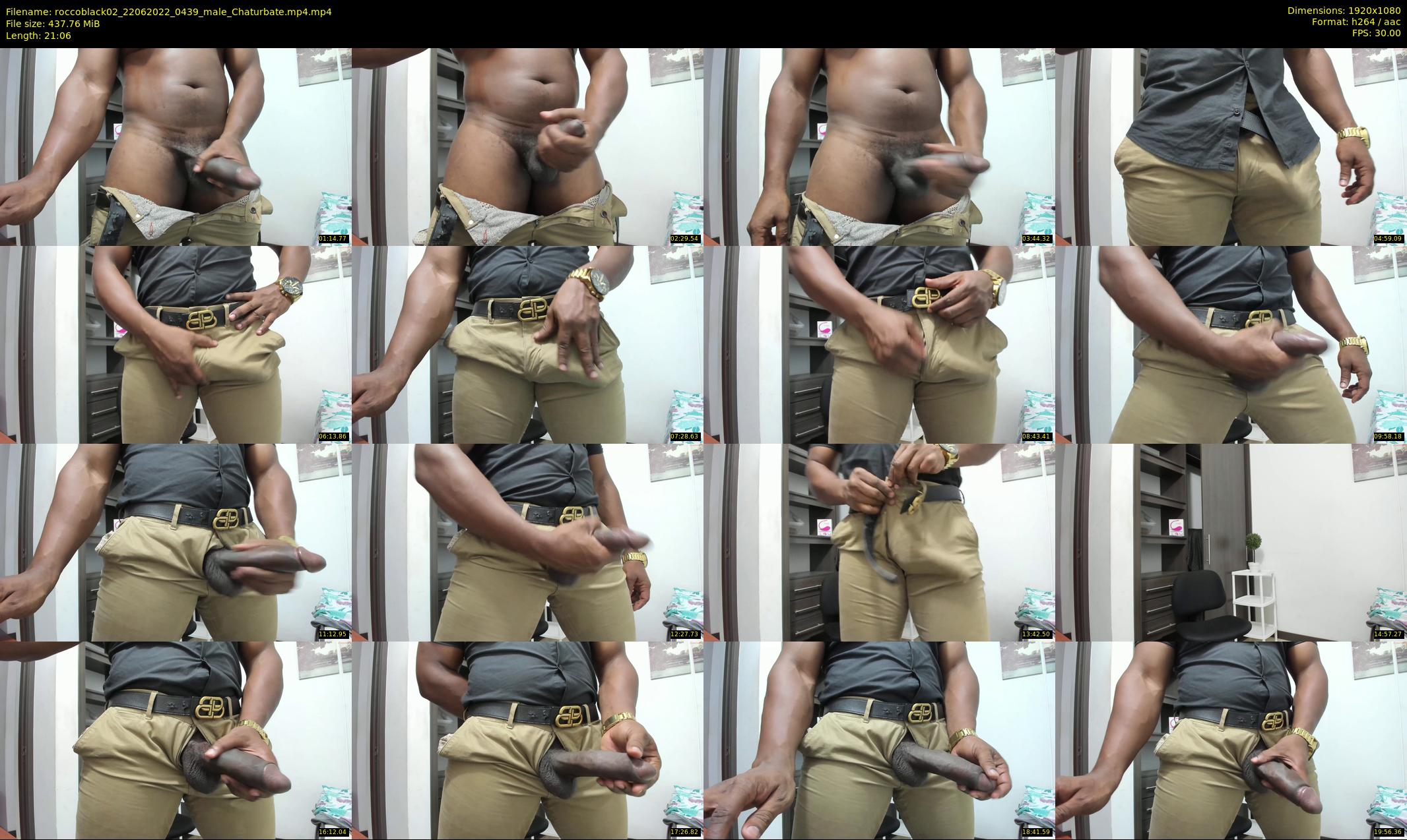 roccoblack02 — 22 minute Chaturbate male cam show recording, 1080p, Jun 22, 2022