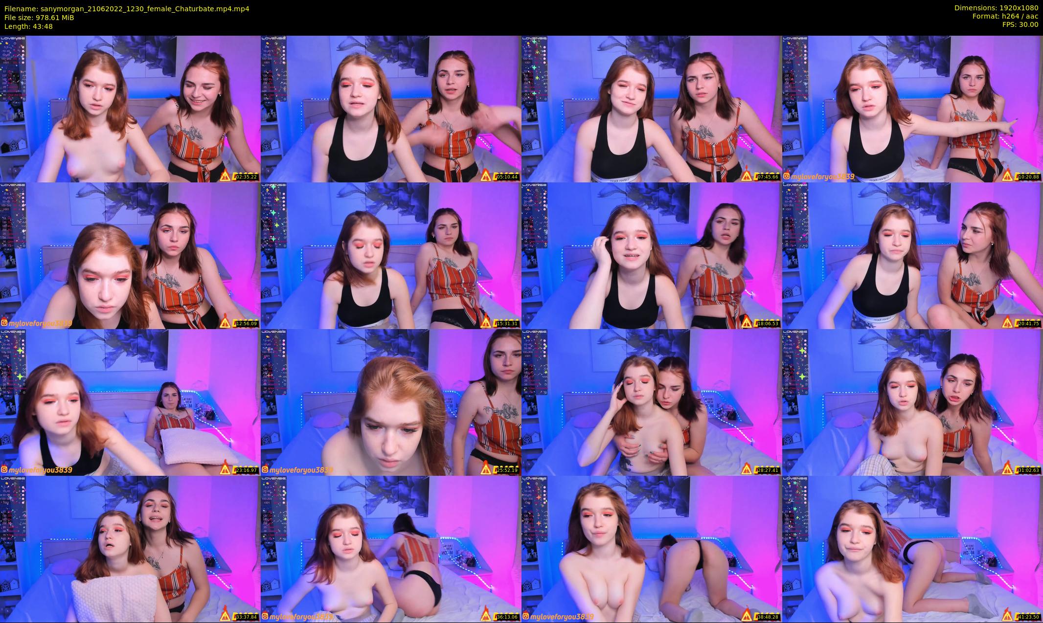 sanymorgan — 44 minute Chaturbate couple cam show recording, 1080p, Jun 21, 2022