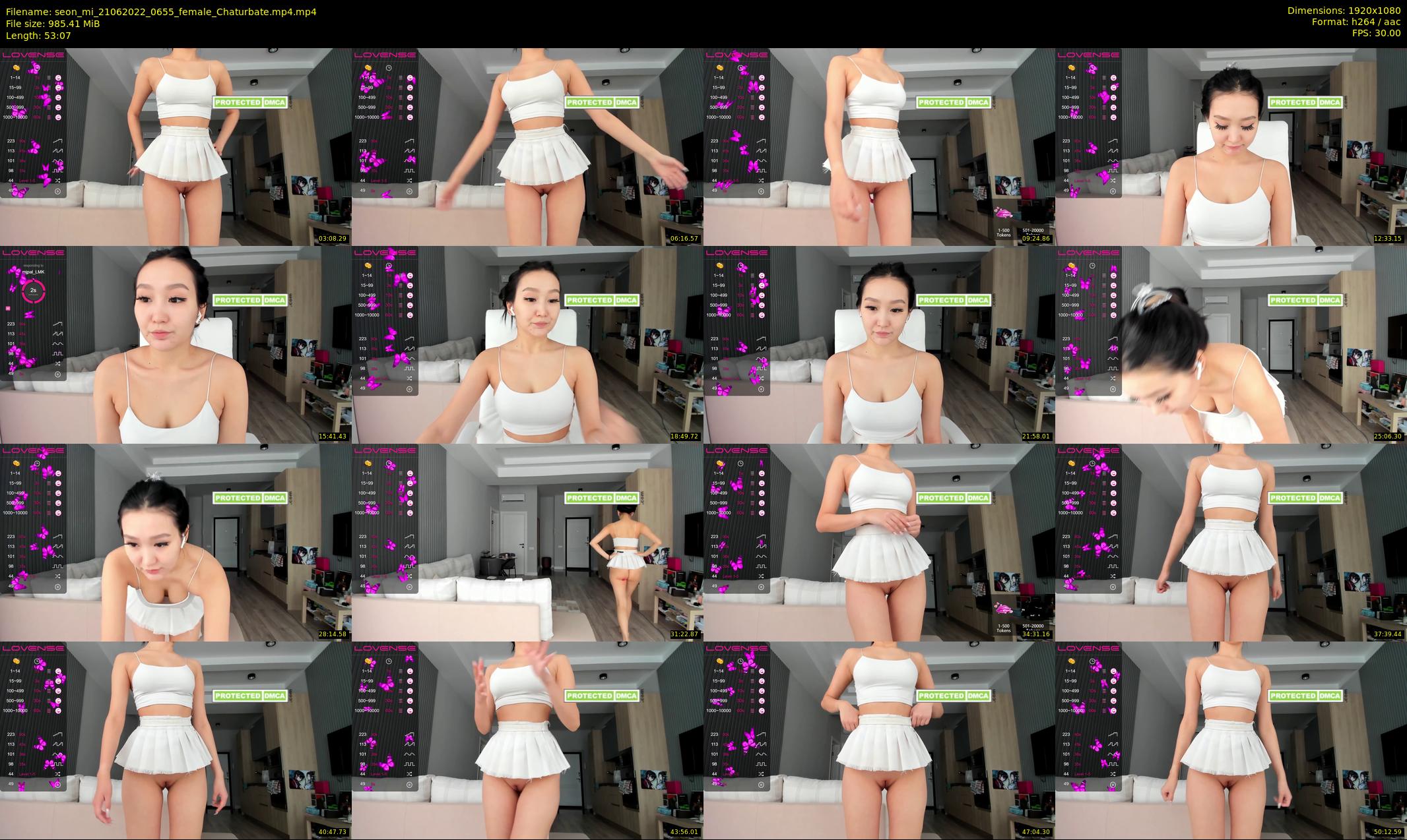 seon_mi — 54 minute Chaturbate female cam show recording, 1080p, Jun 21, 2022