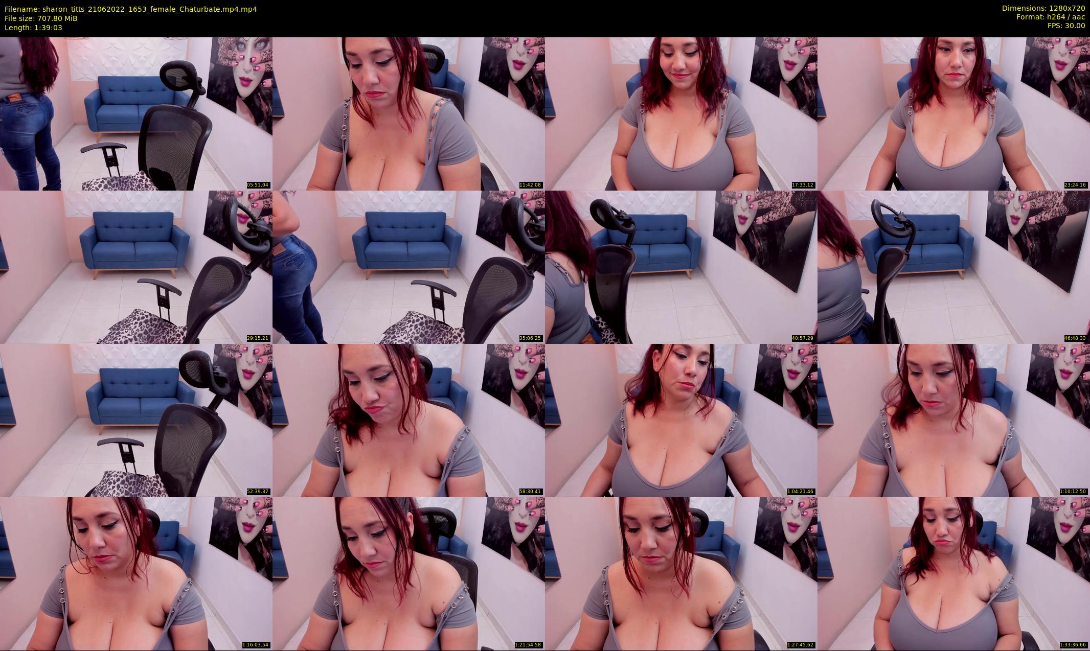 sharon_titts — 100 minute Chaturbate female cam show recording, 720p, Jun 21, 2022